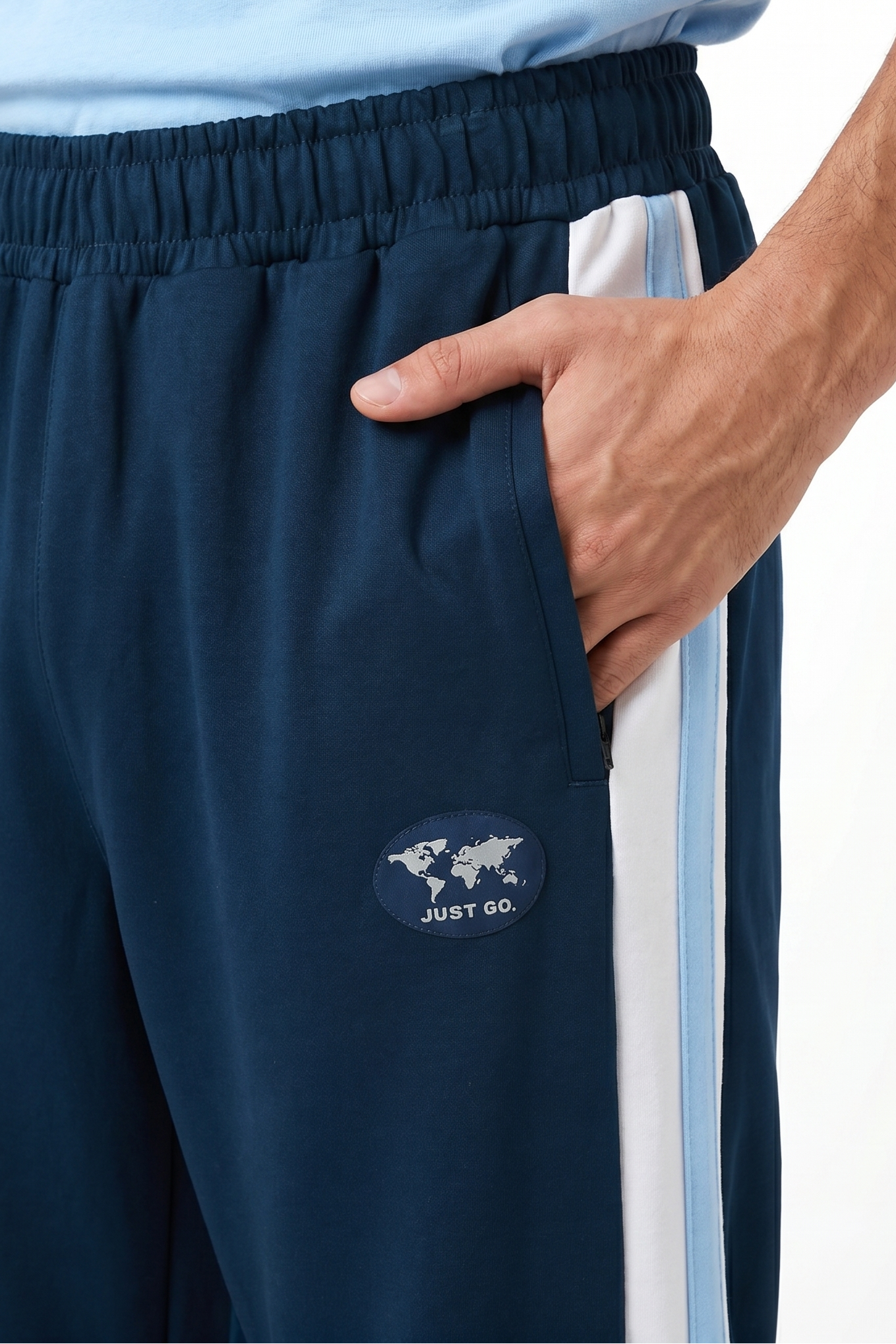 Just Go Embroidered Joggers