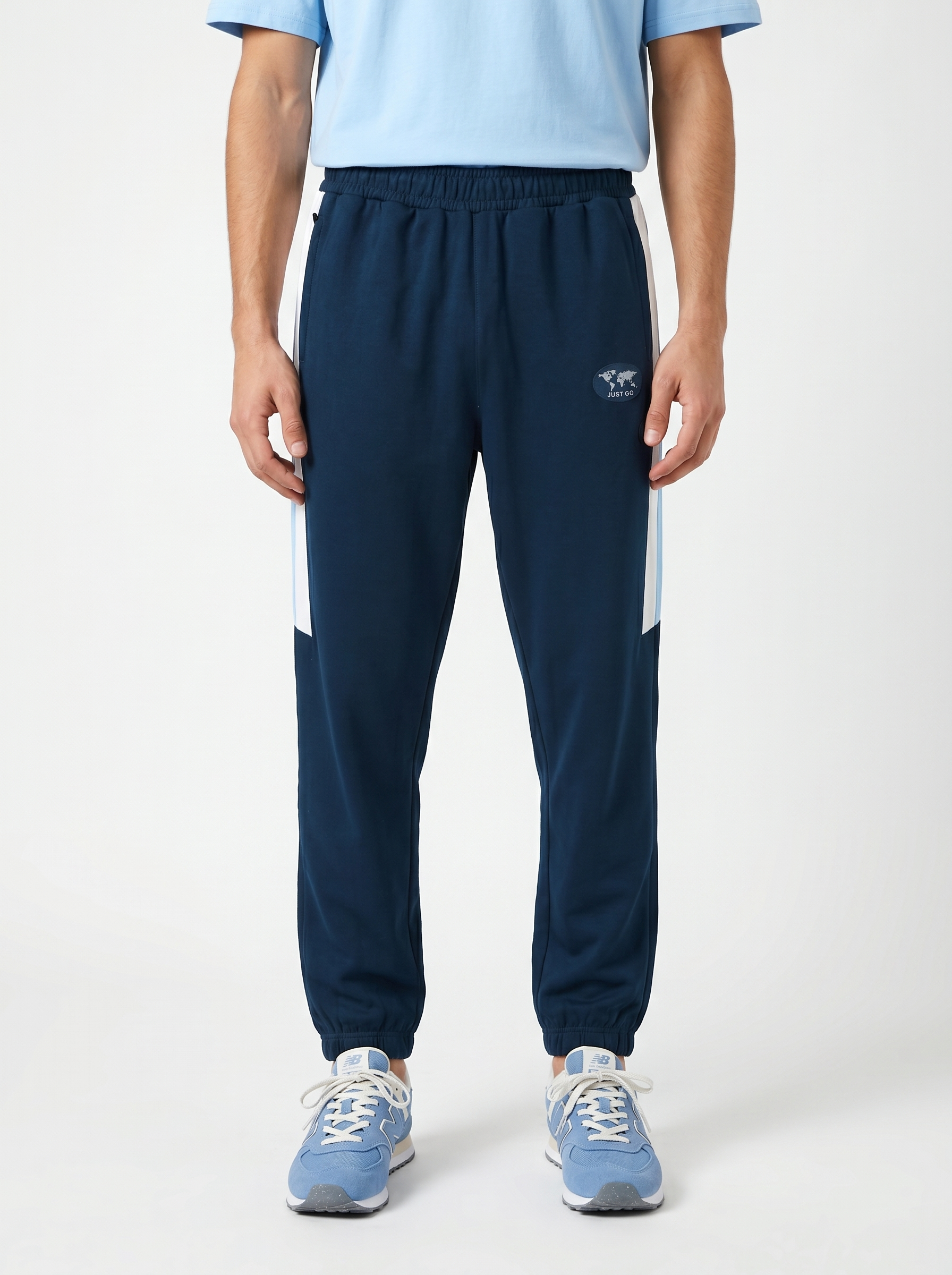 Just Go Embroidered Joggers