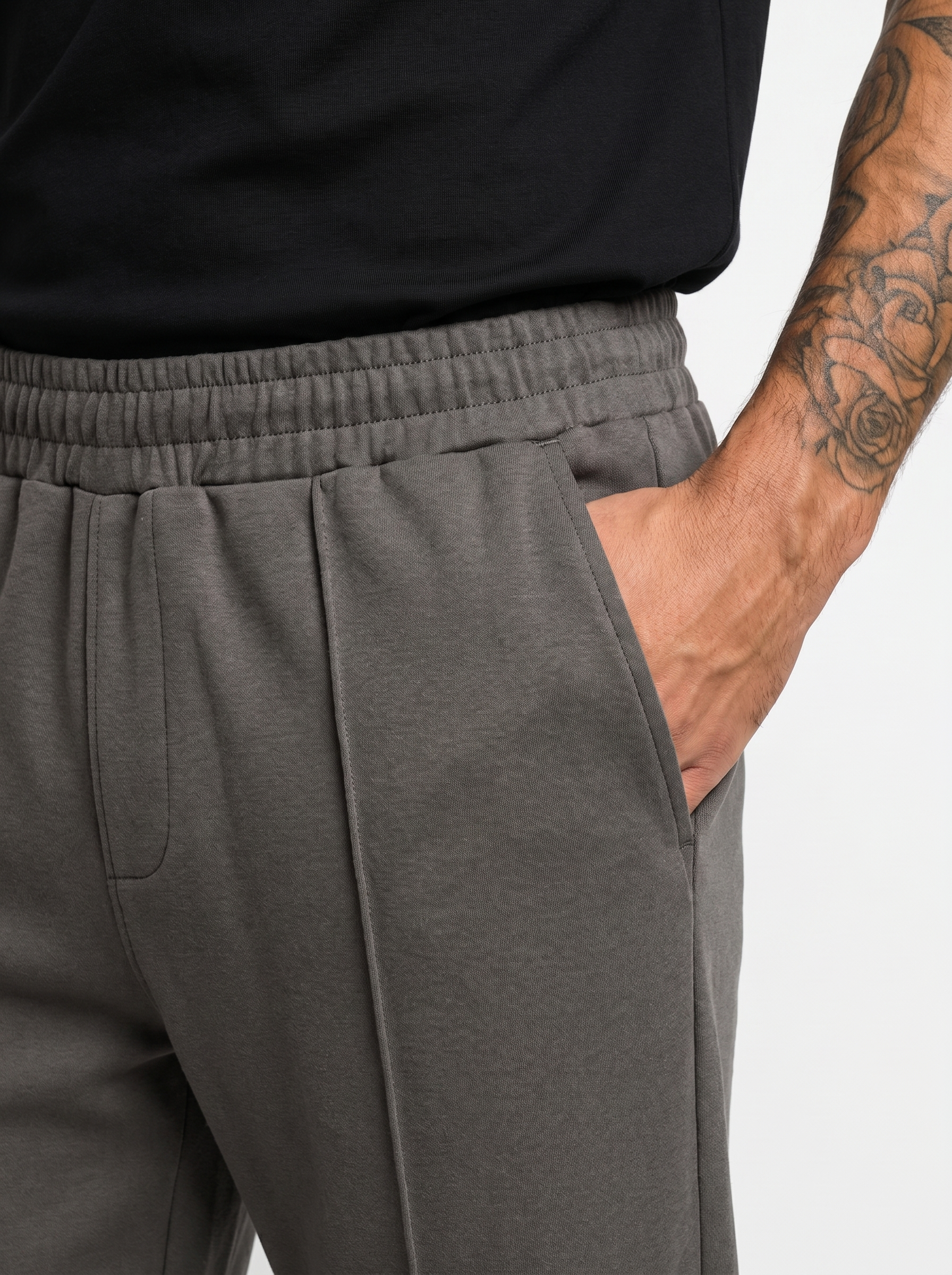 Straight Fit Interlock Joggers