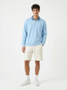 Quarter Zip Full Sleeve Polo T-Shirt