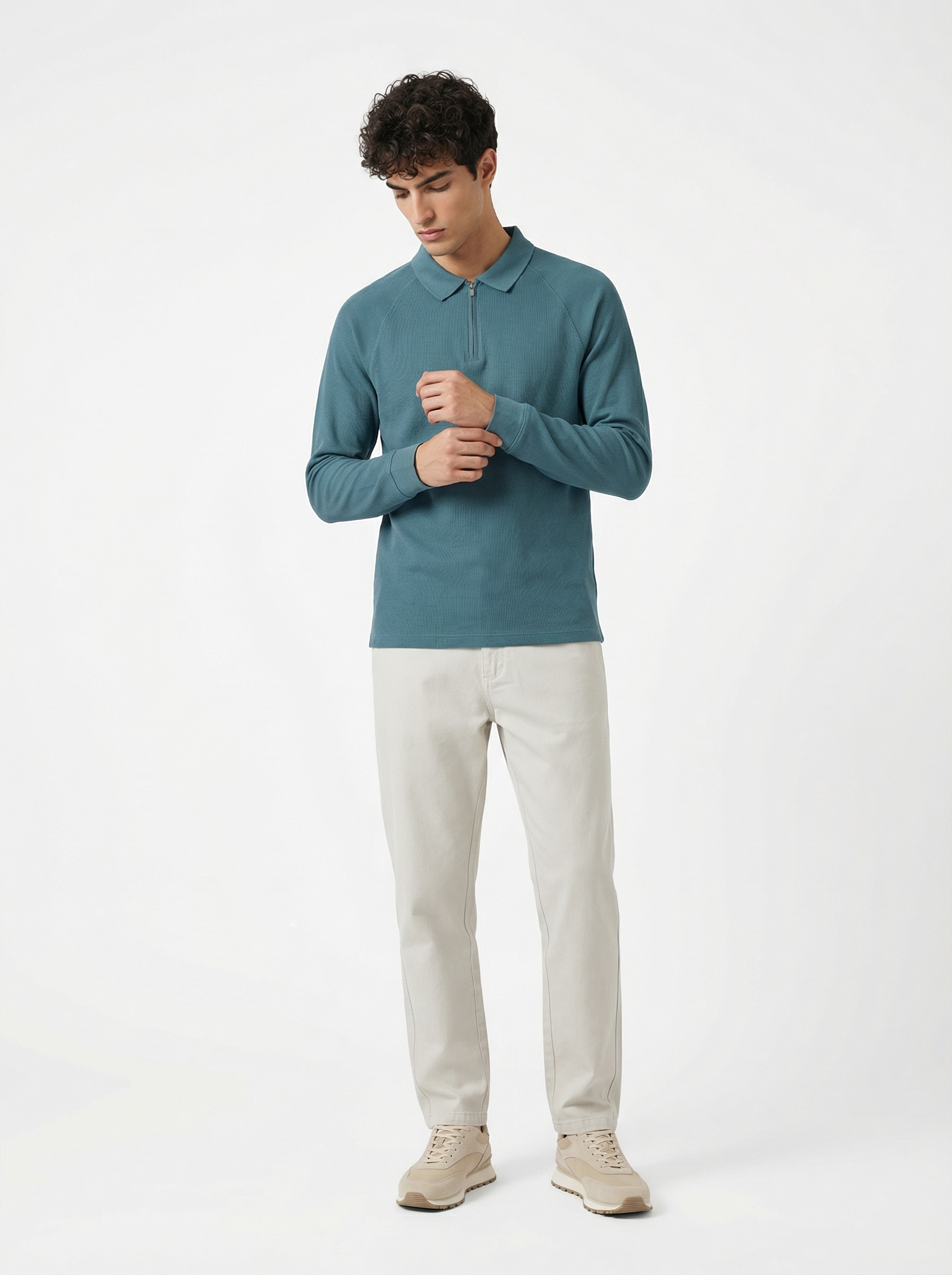 Ridge Zip Polo T-Shirt