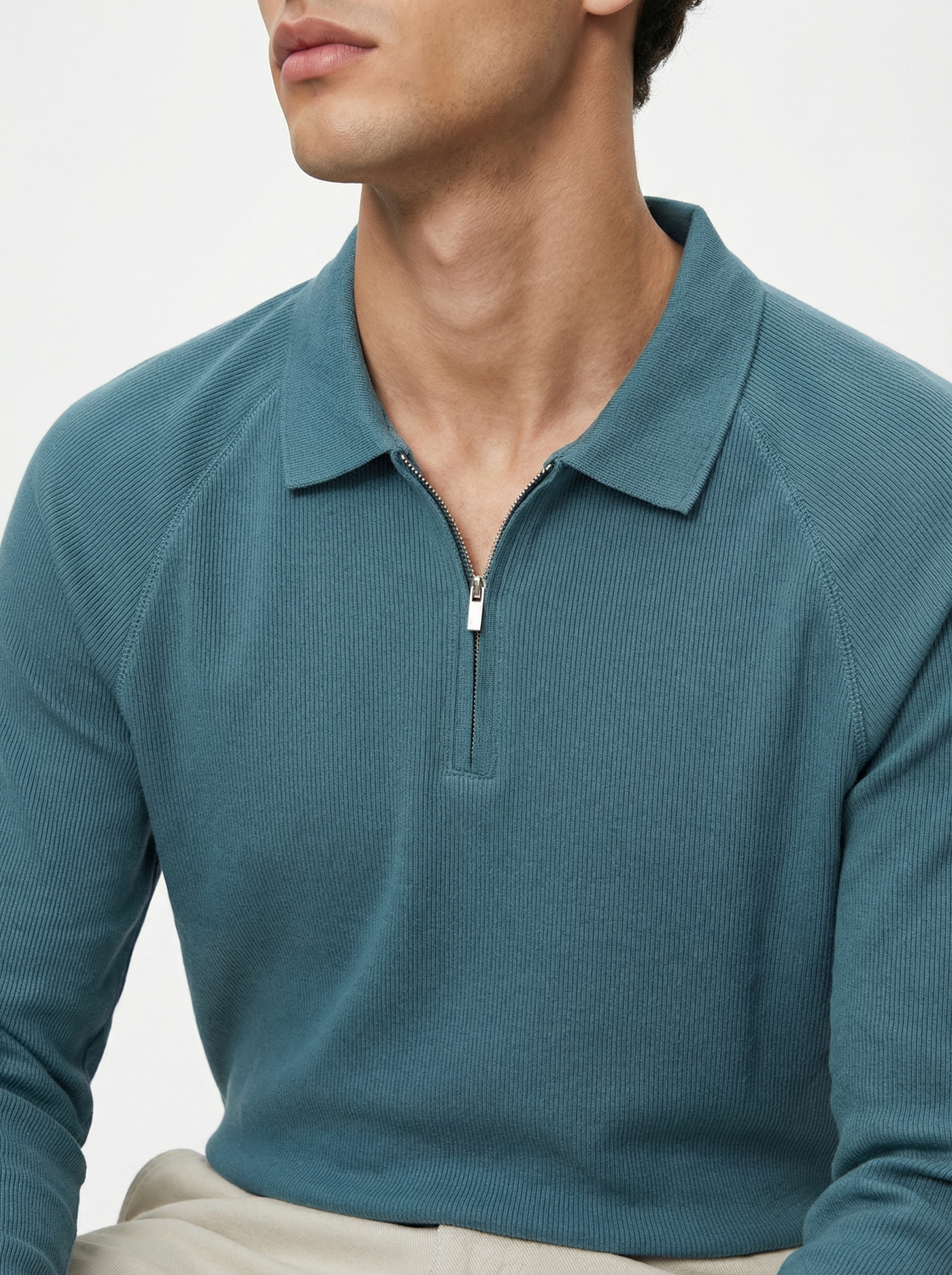 Ridge Zip Polo T-Shirt