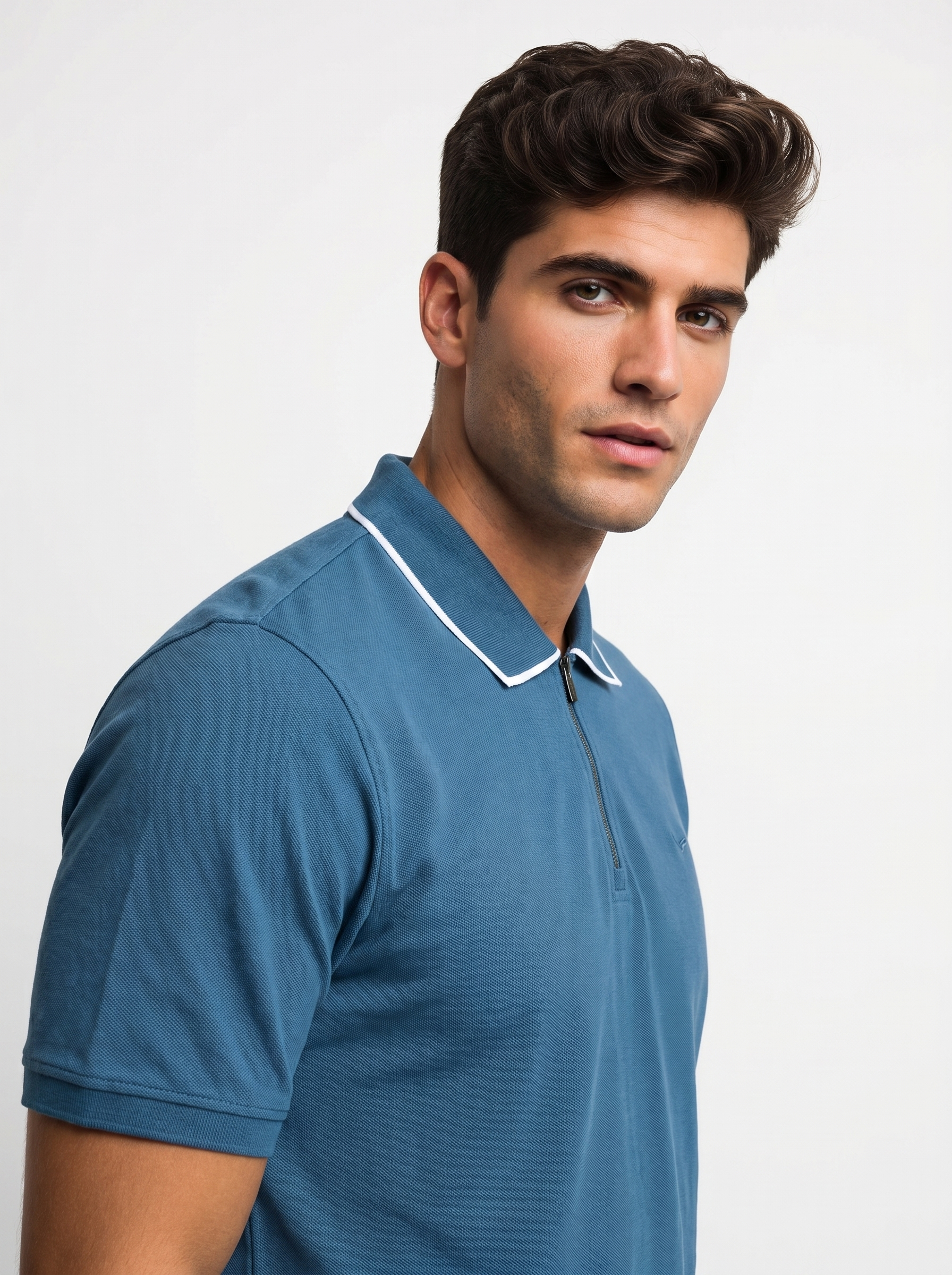 EdgeLine Zip Polo T-Shirt