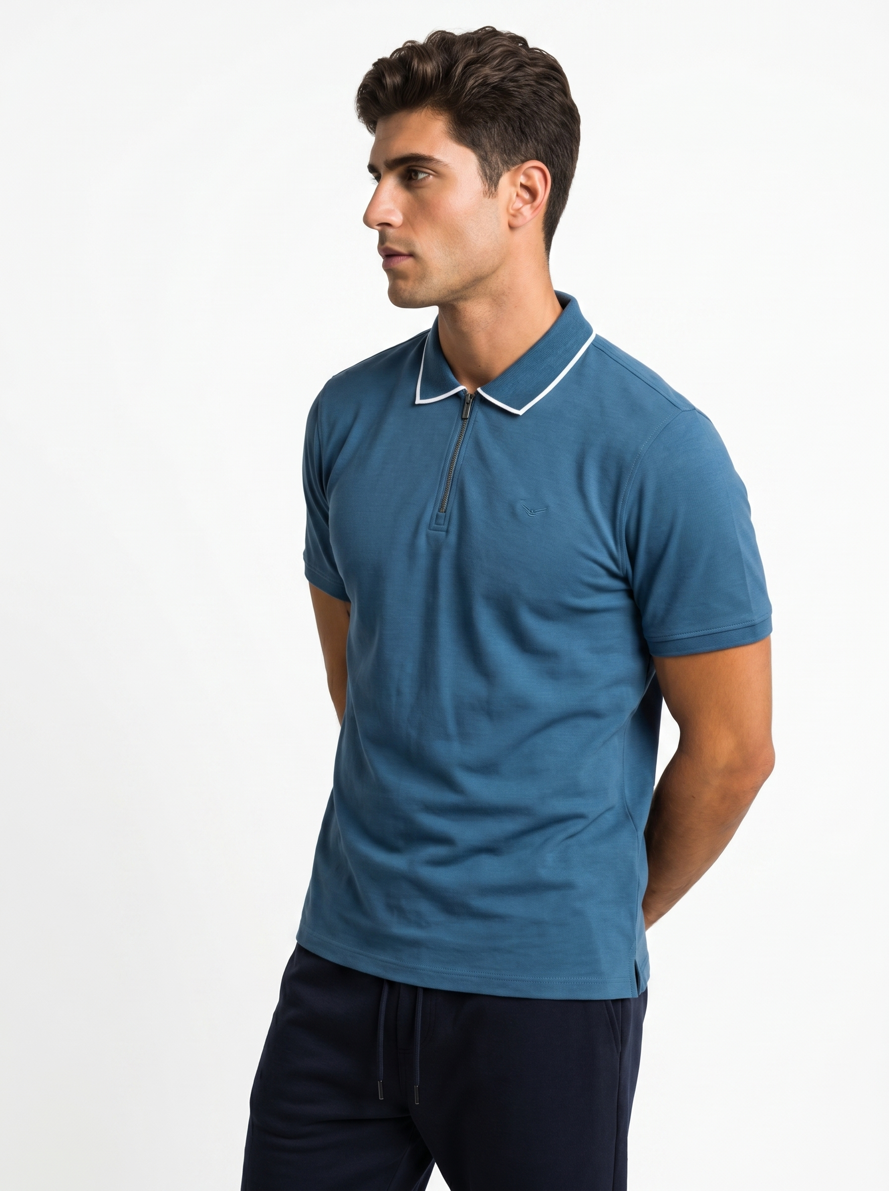 EdgeLine Zip Polo T-Shirt