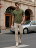 Travel Zip Polo T-Shirt