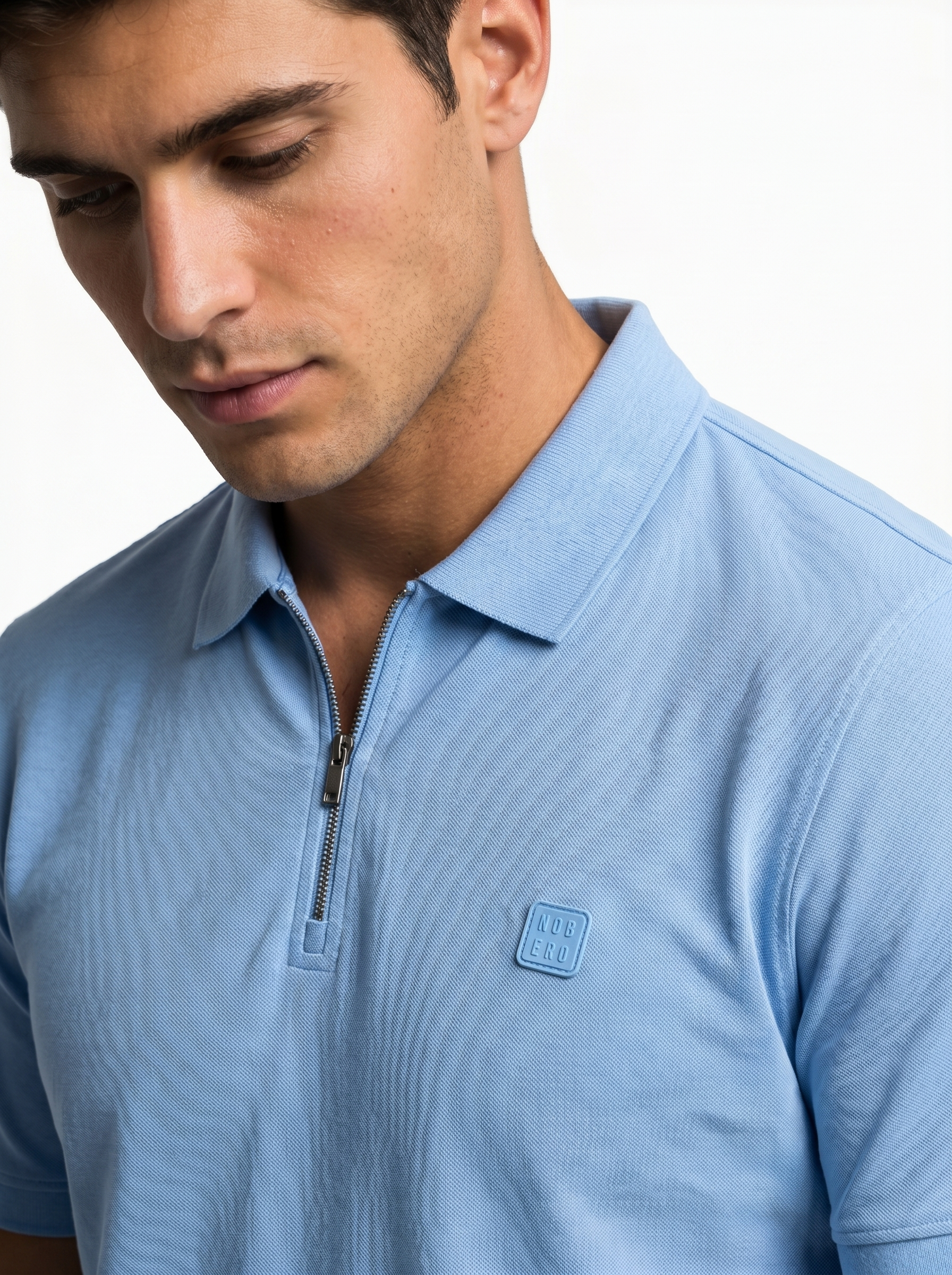 Travel Zip Polo T-Shirt