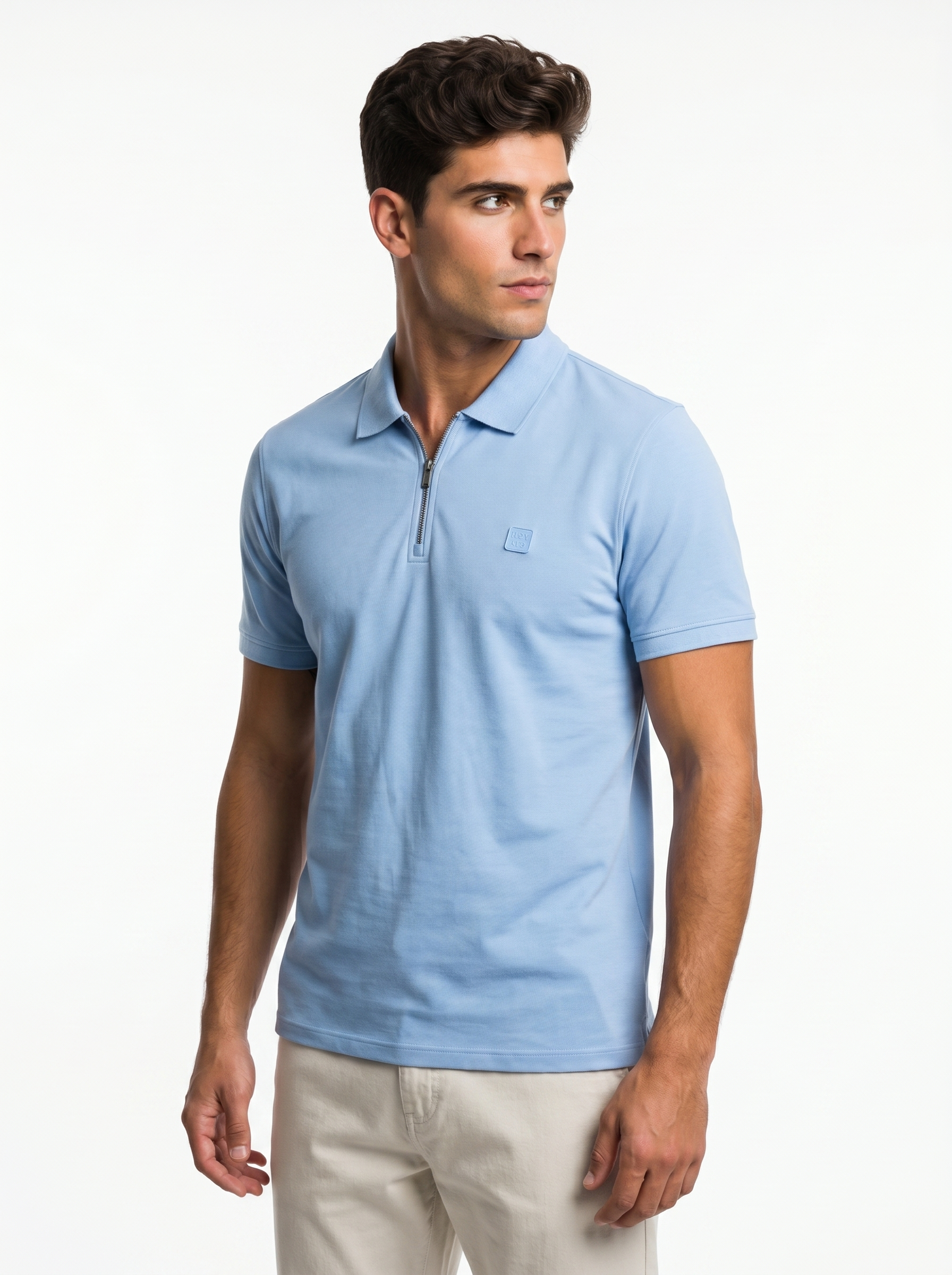 Travel Zip Polo T-Shirt