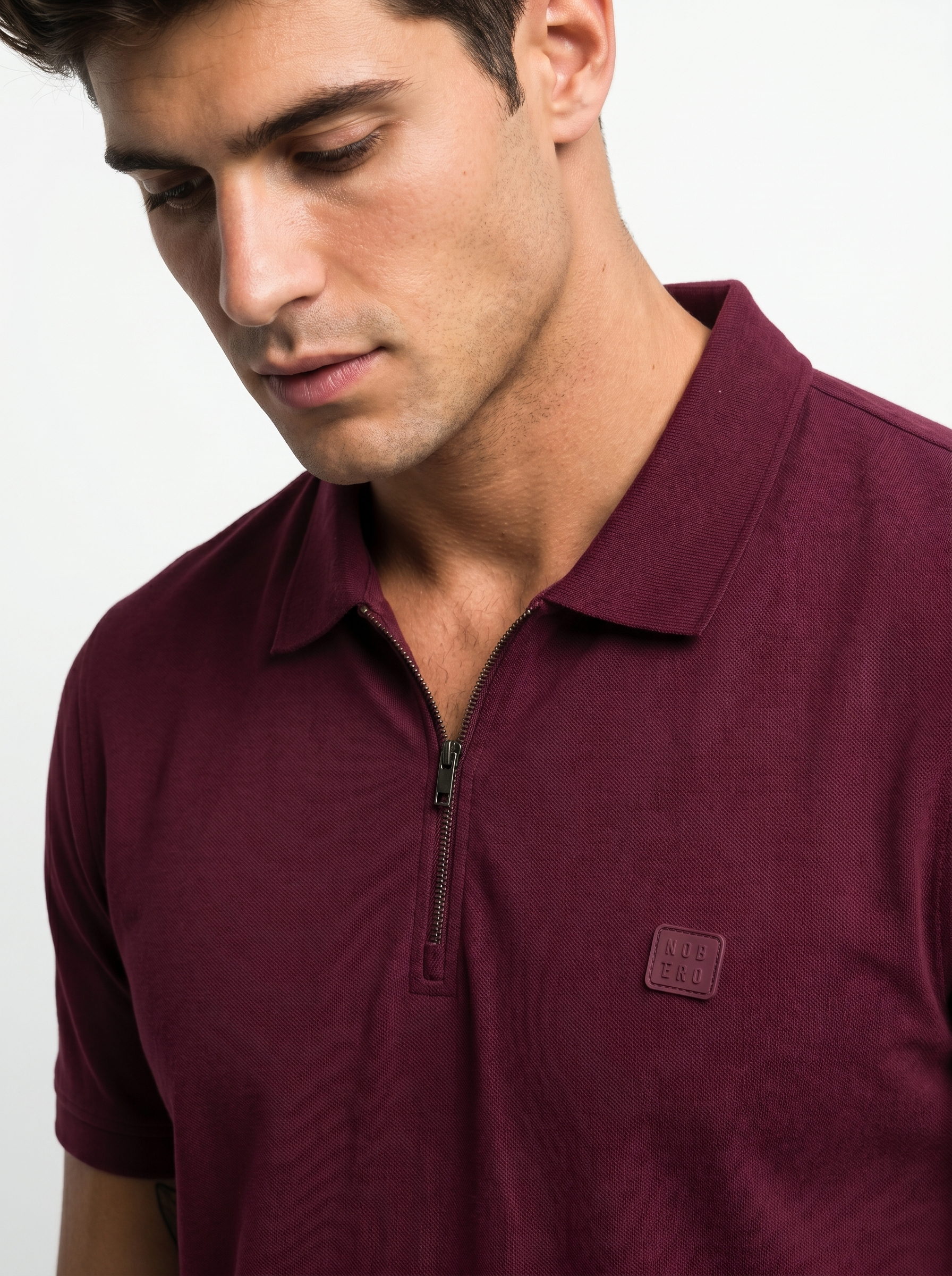 Travel Zip Polo T-Shirt
