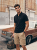 Travel Zip Polo T-Shirt