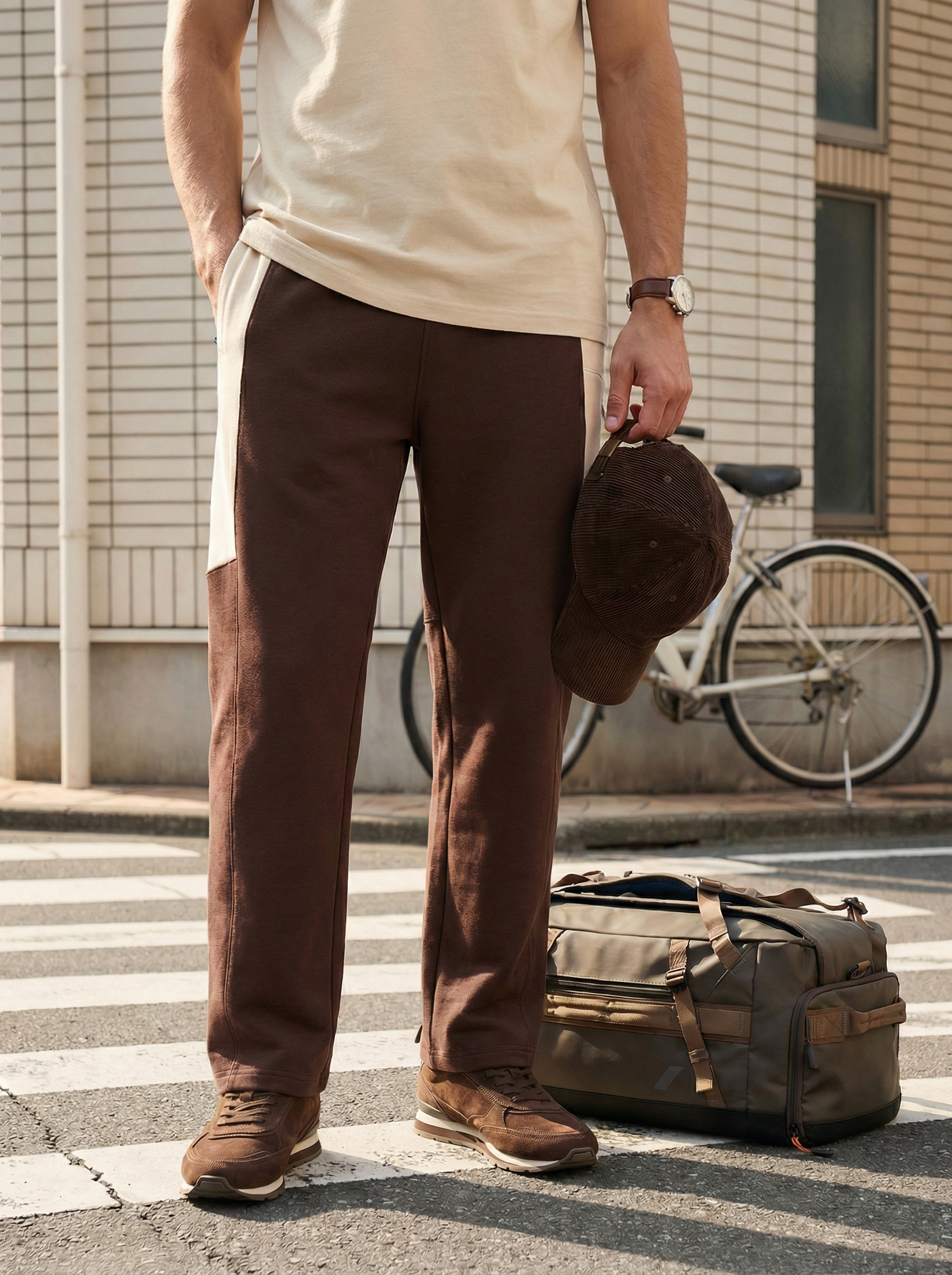 Straight Fit Travel Pants