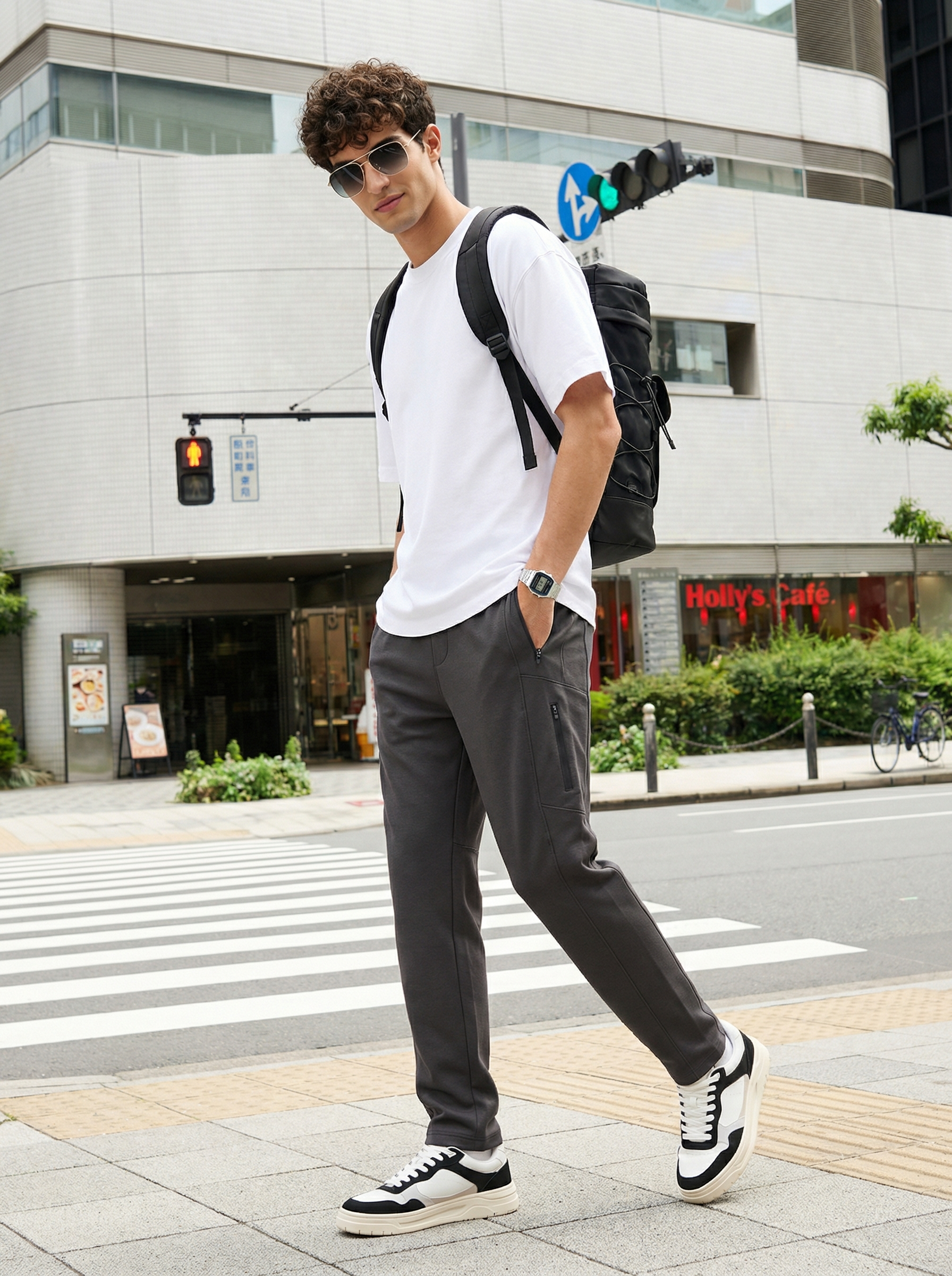 Straight Fit Travel Pants