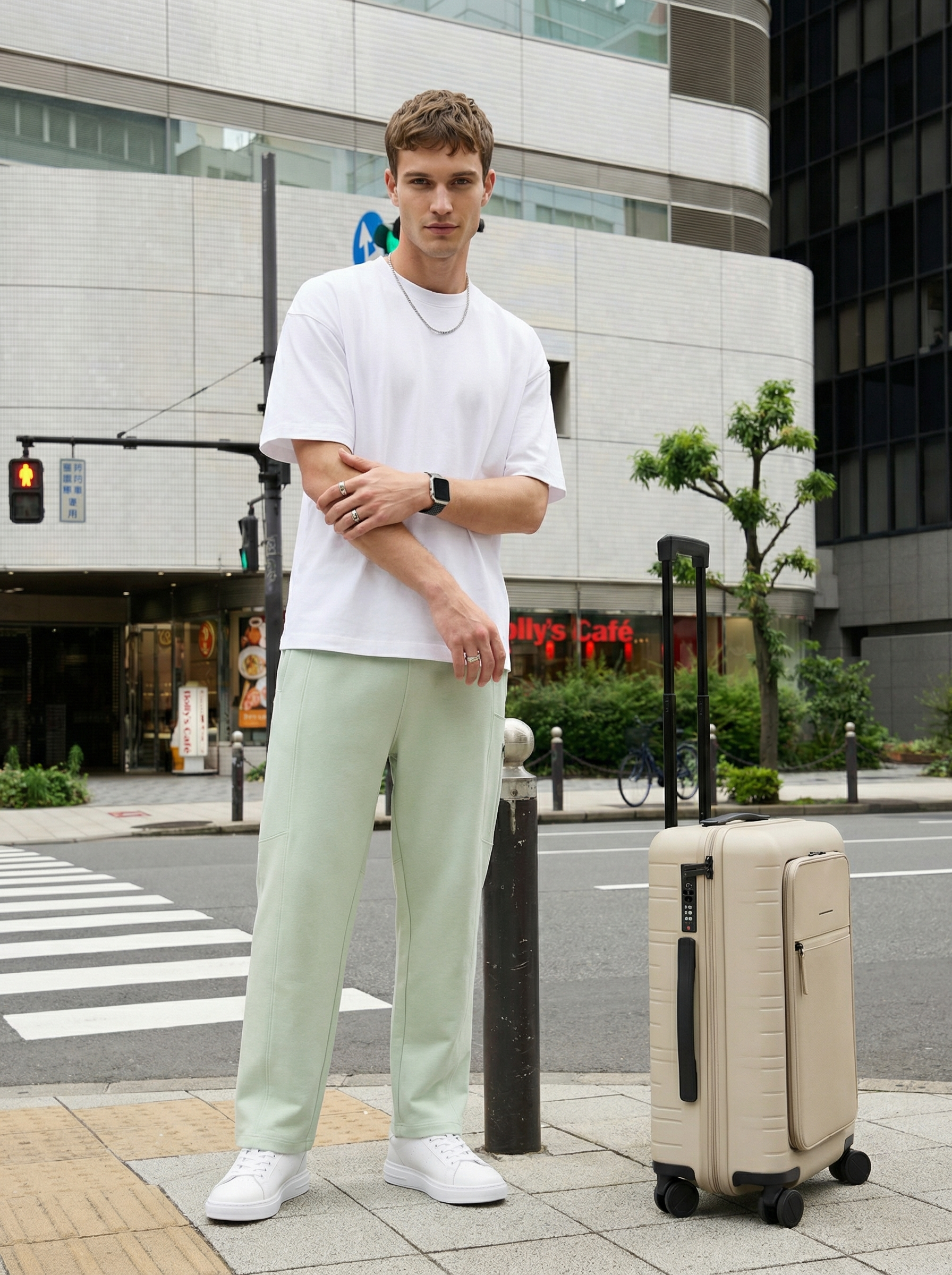 Straight Fit Travel Pants