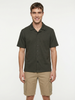 Textured Cuban Collar Shirt