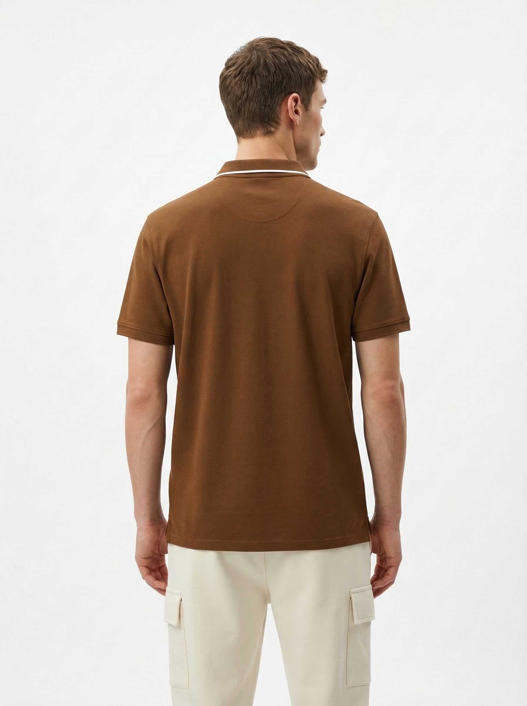 Tipped Johnny Collar Polo