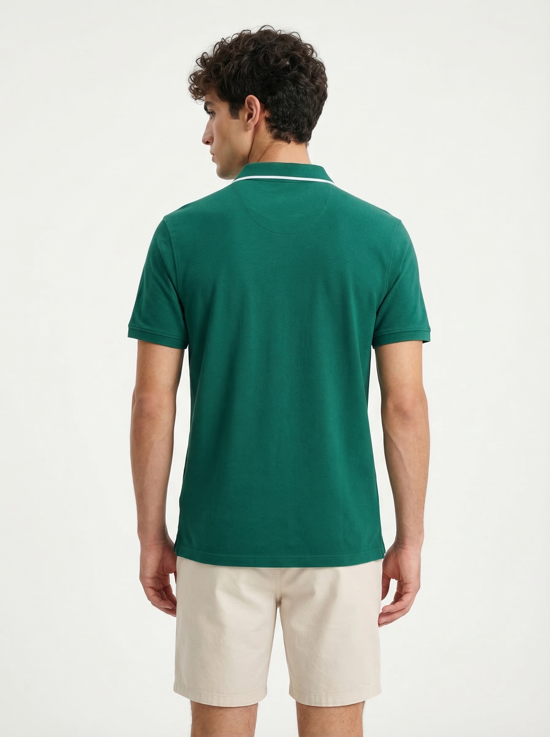 Tipped Johnny Collar Polo