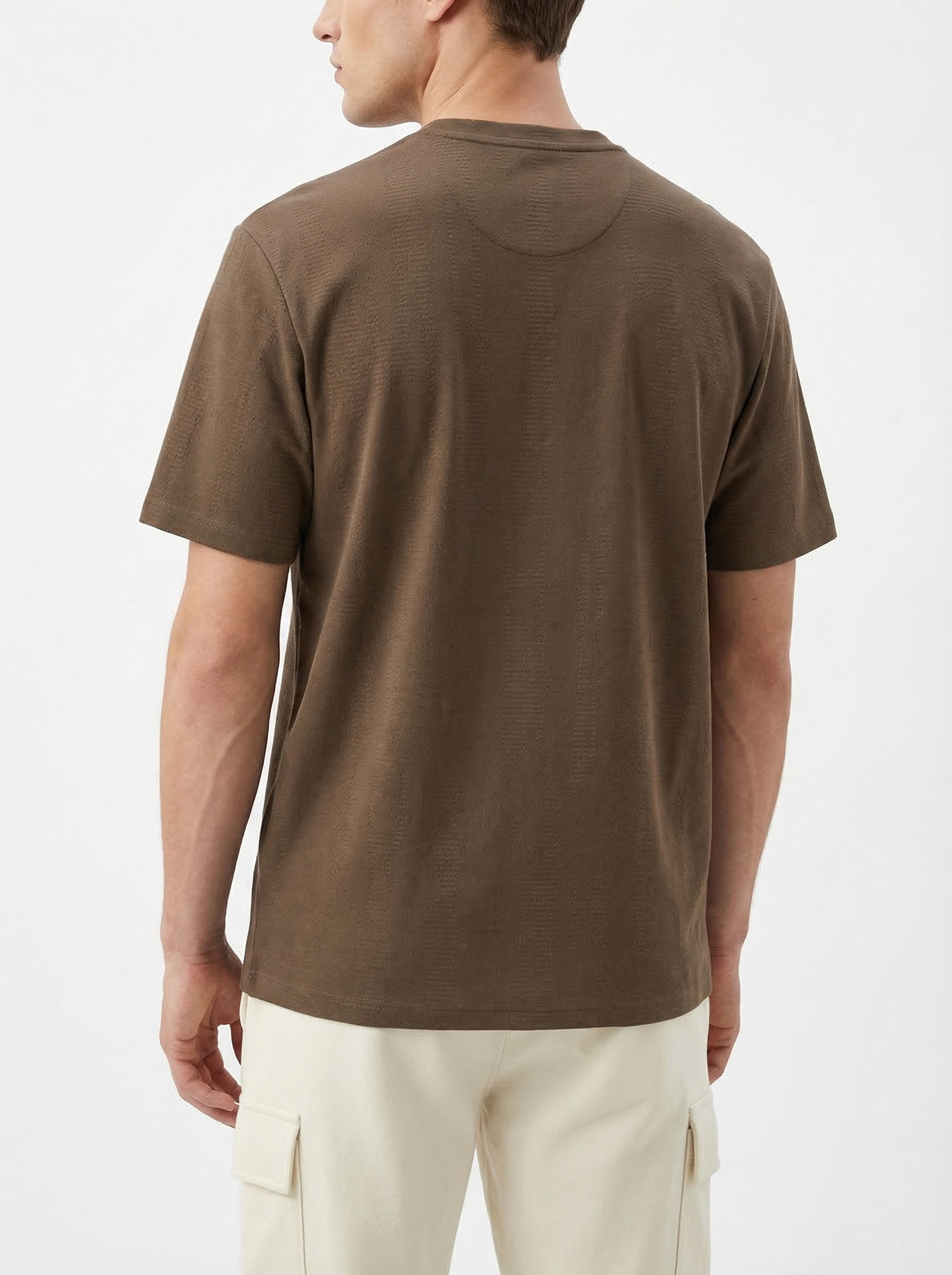 Textured Henley T-Shirt
