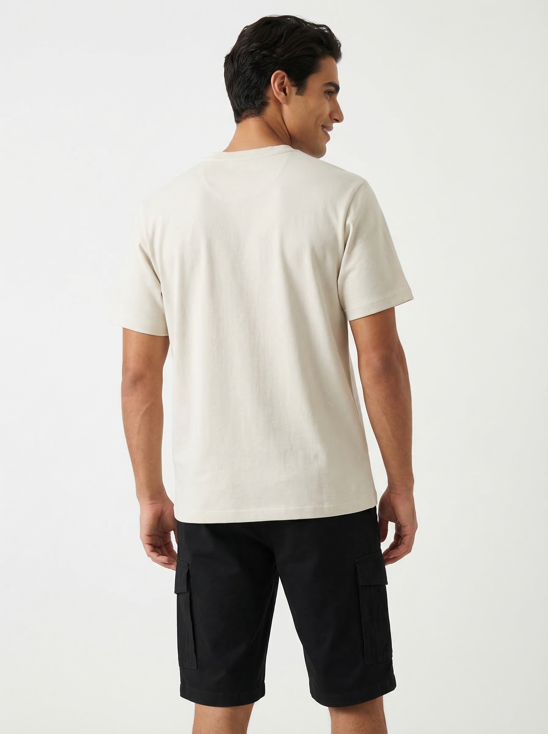 Textured Henley T-Shirt