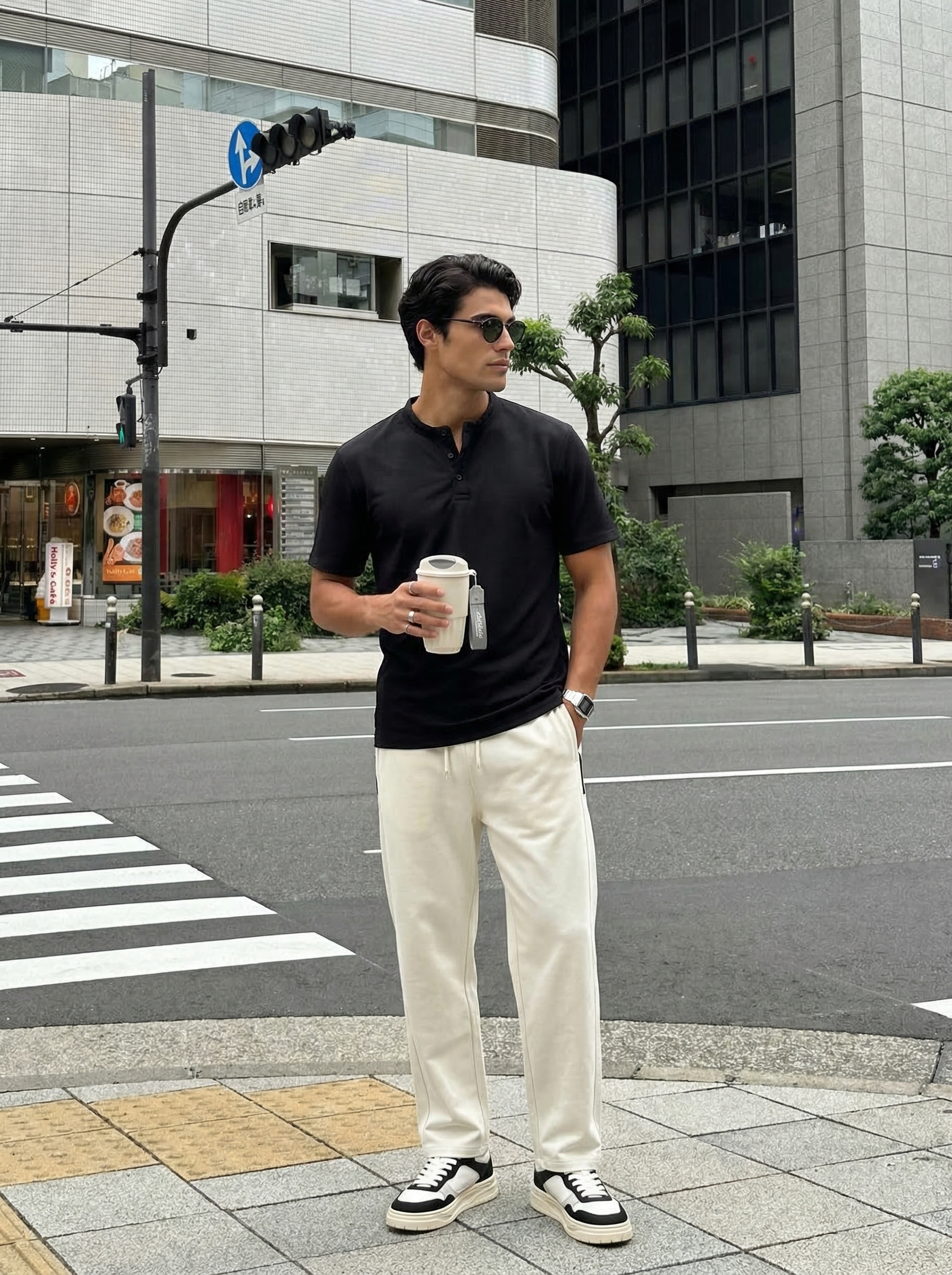 Textured Henley T-Shirt