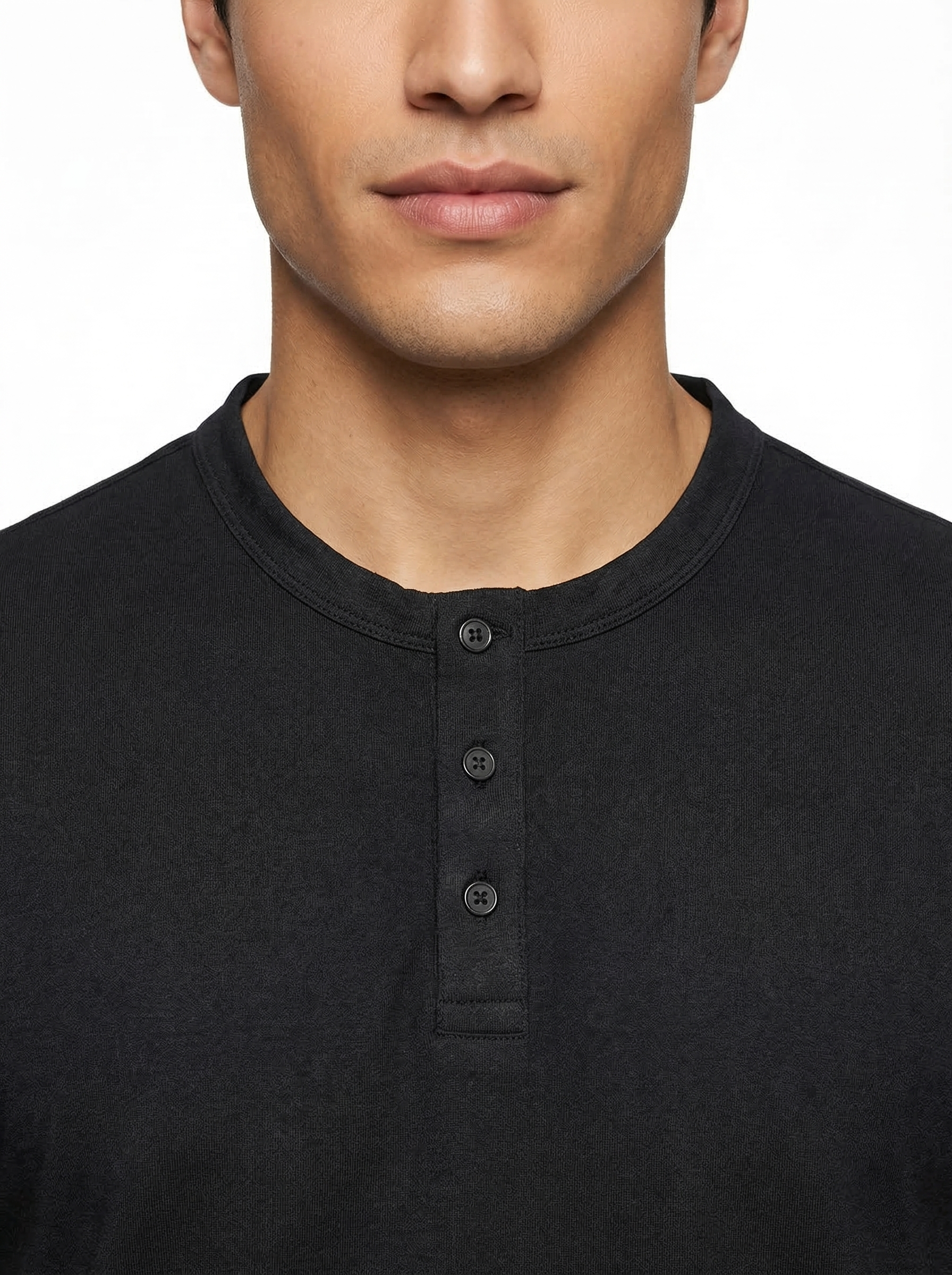Textured Henley T-Shirt