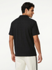 Textured Zip Polo