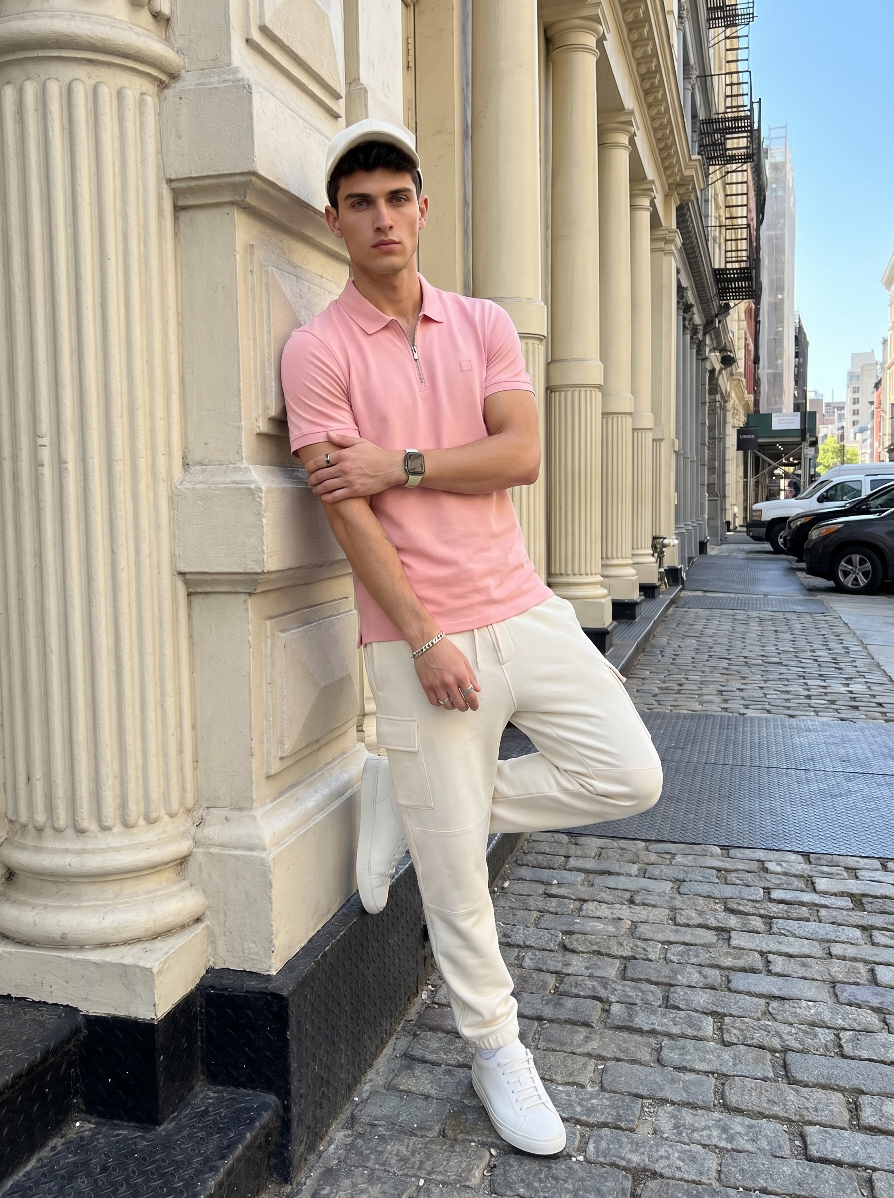 Travel Zip Polo T-Shirt