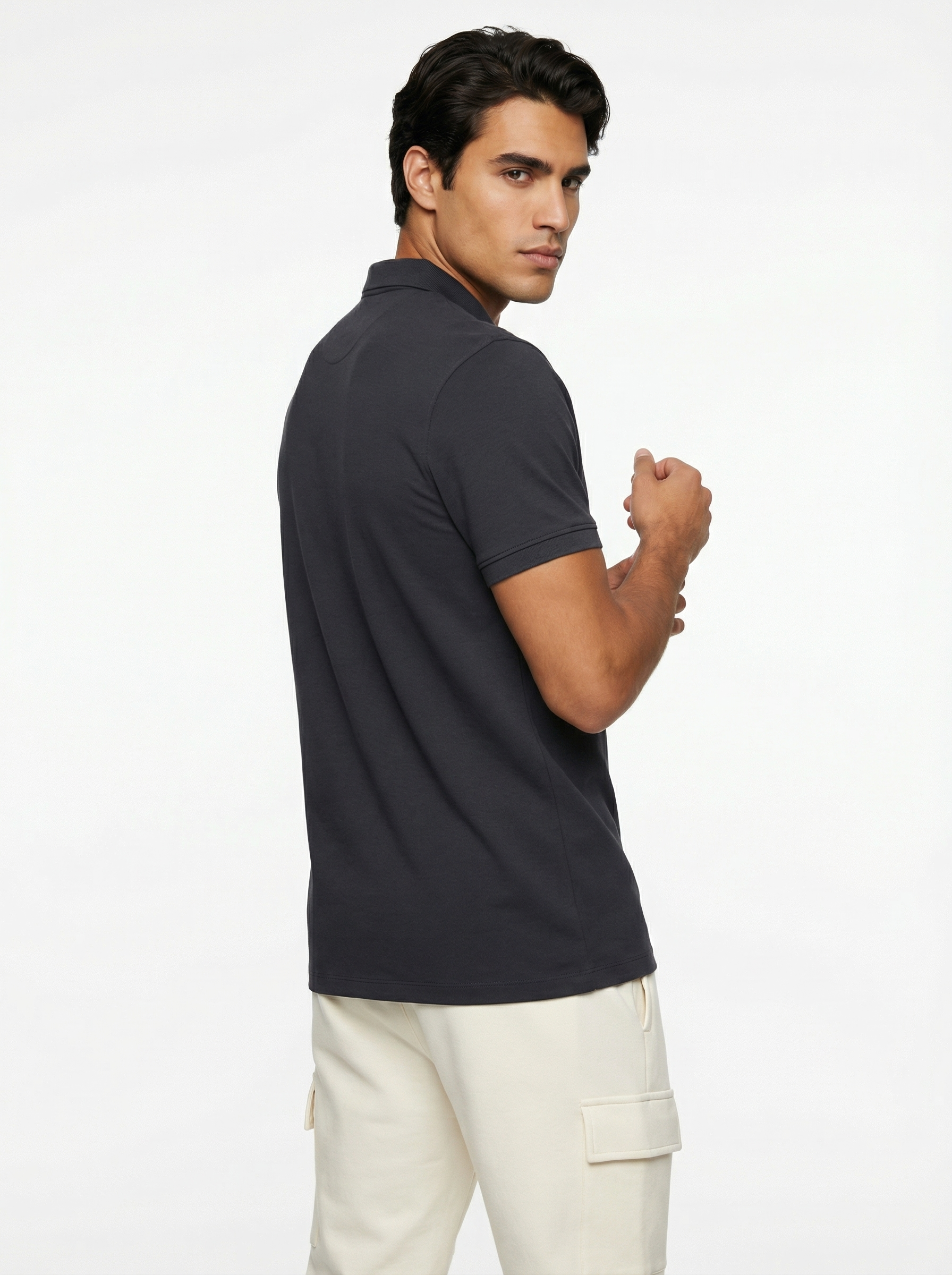 Mercerized Supima Cotton Polo T-Shirt