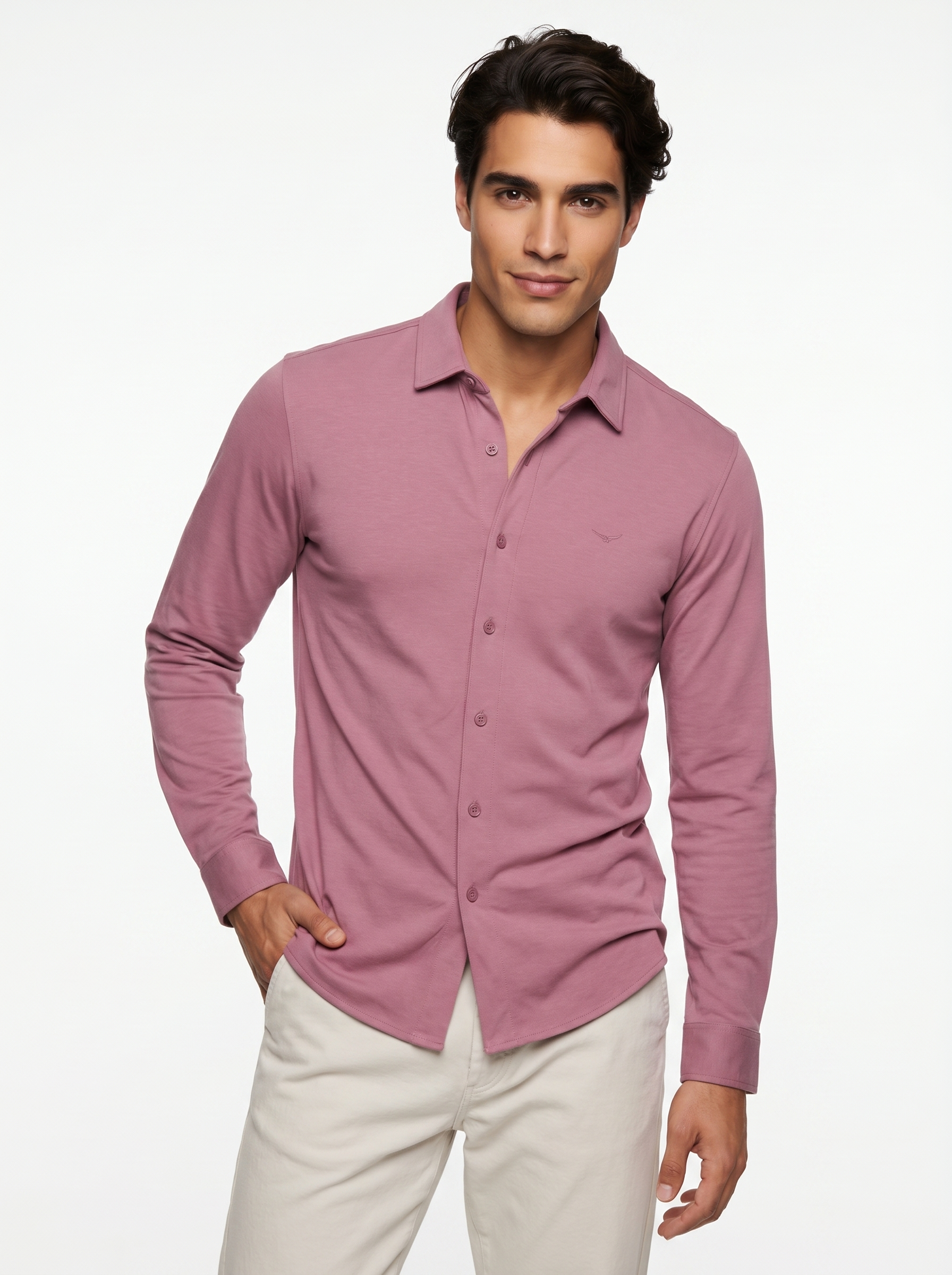 Full Sleeves Knitted Shirt