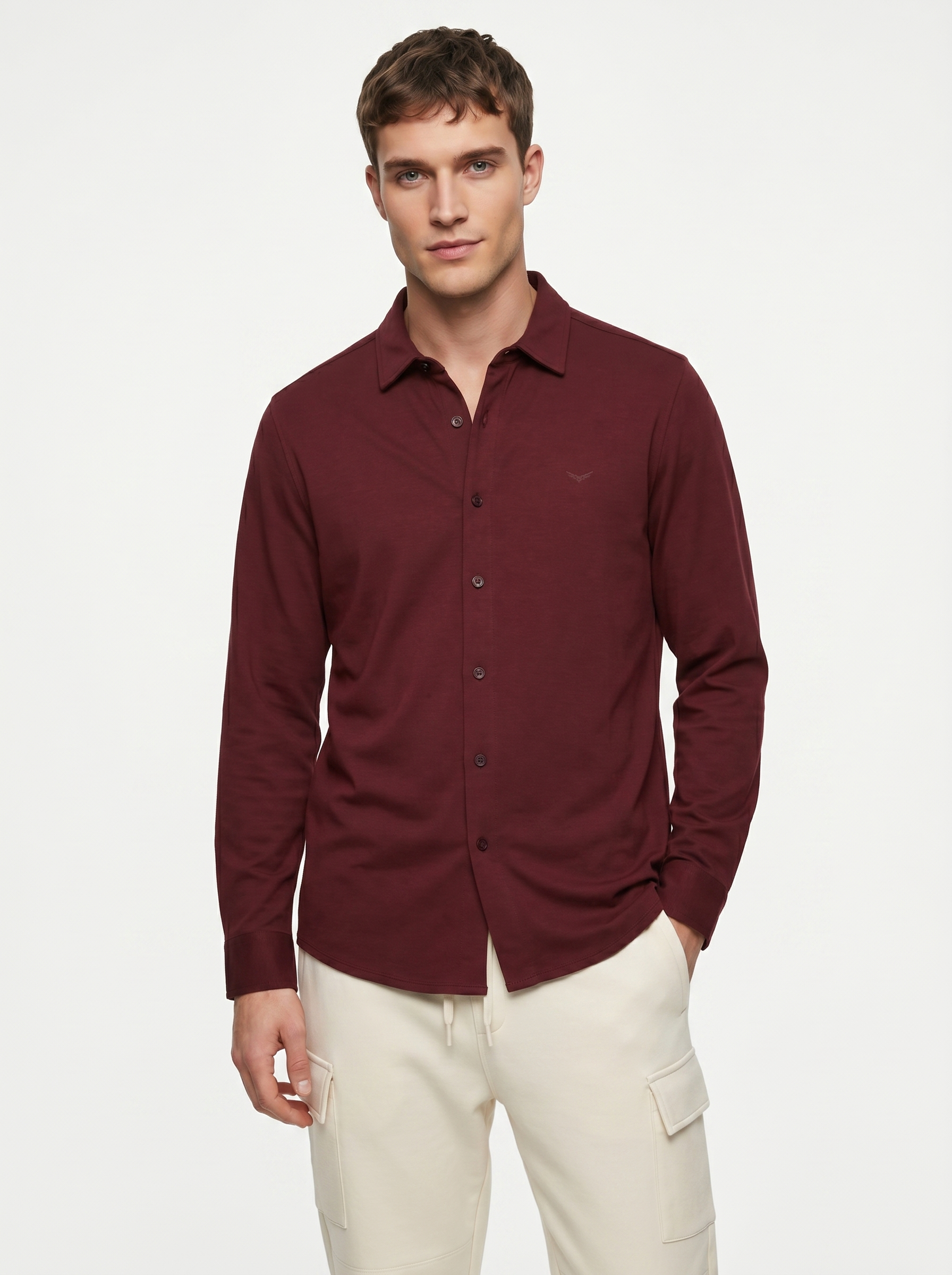 Full Sleeves Knitted Shirt