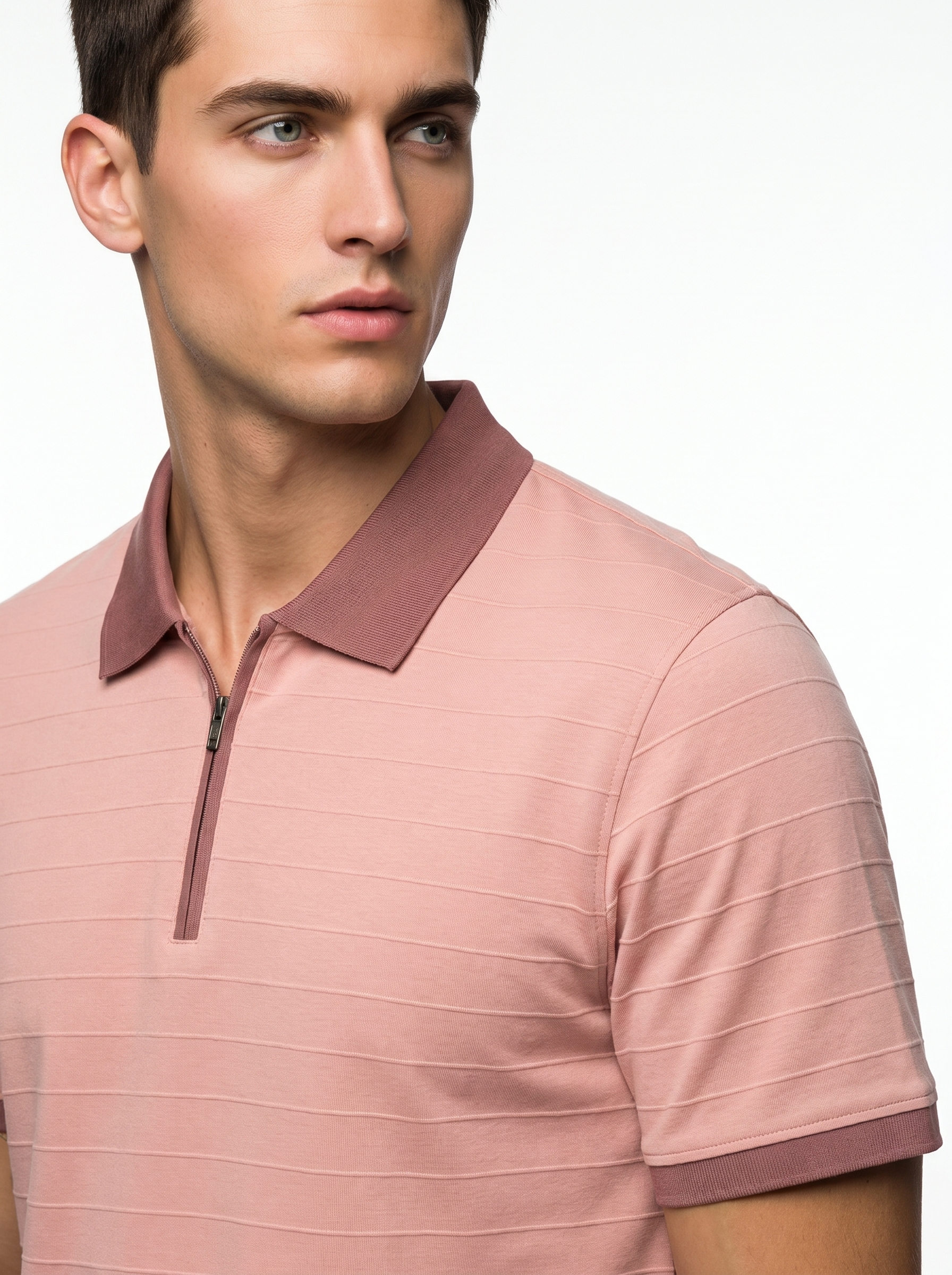 Coastline Zip Polo T-Shirt