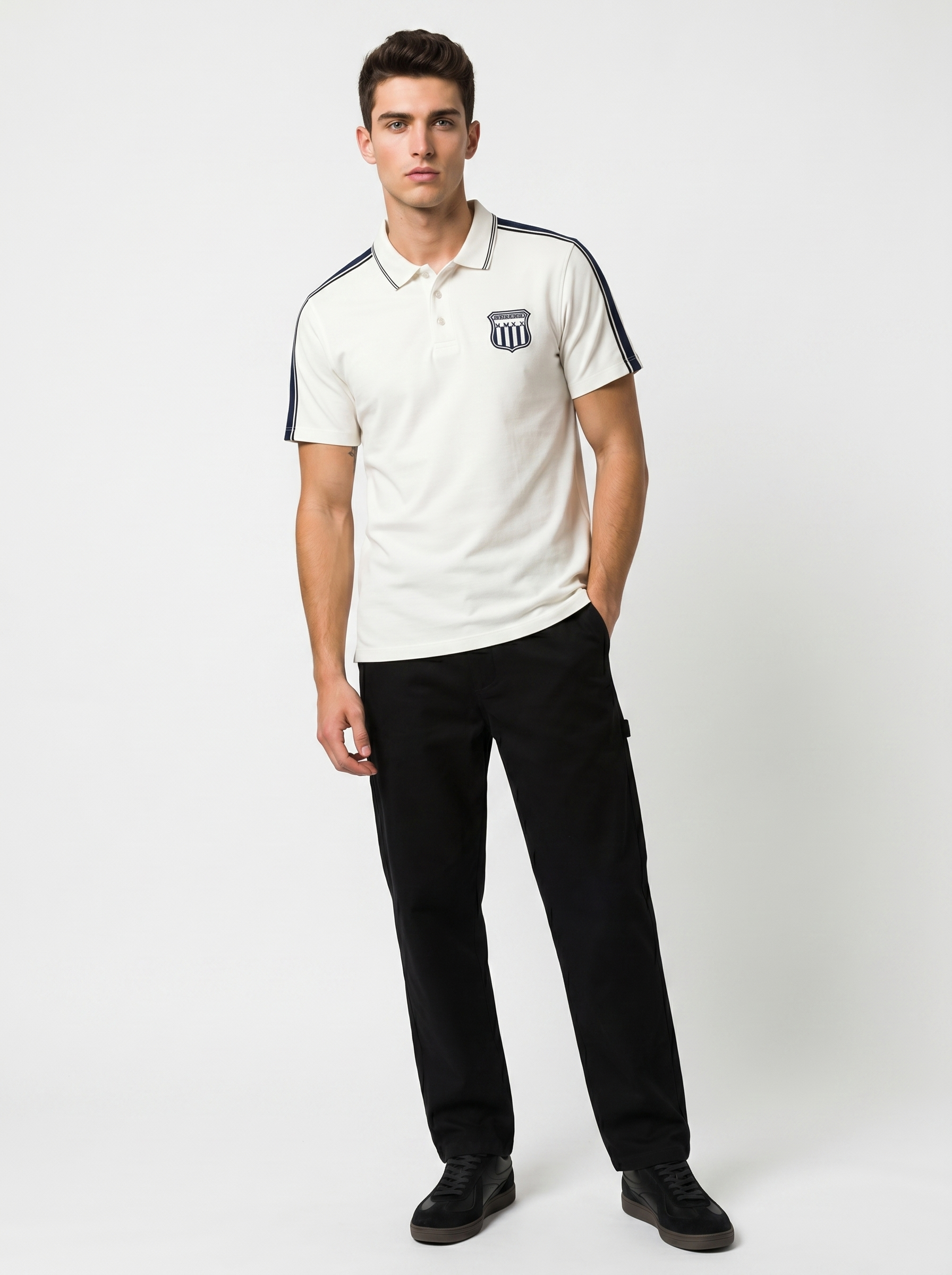 Varsity Crest Polo T-Shirt