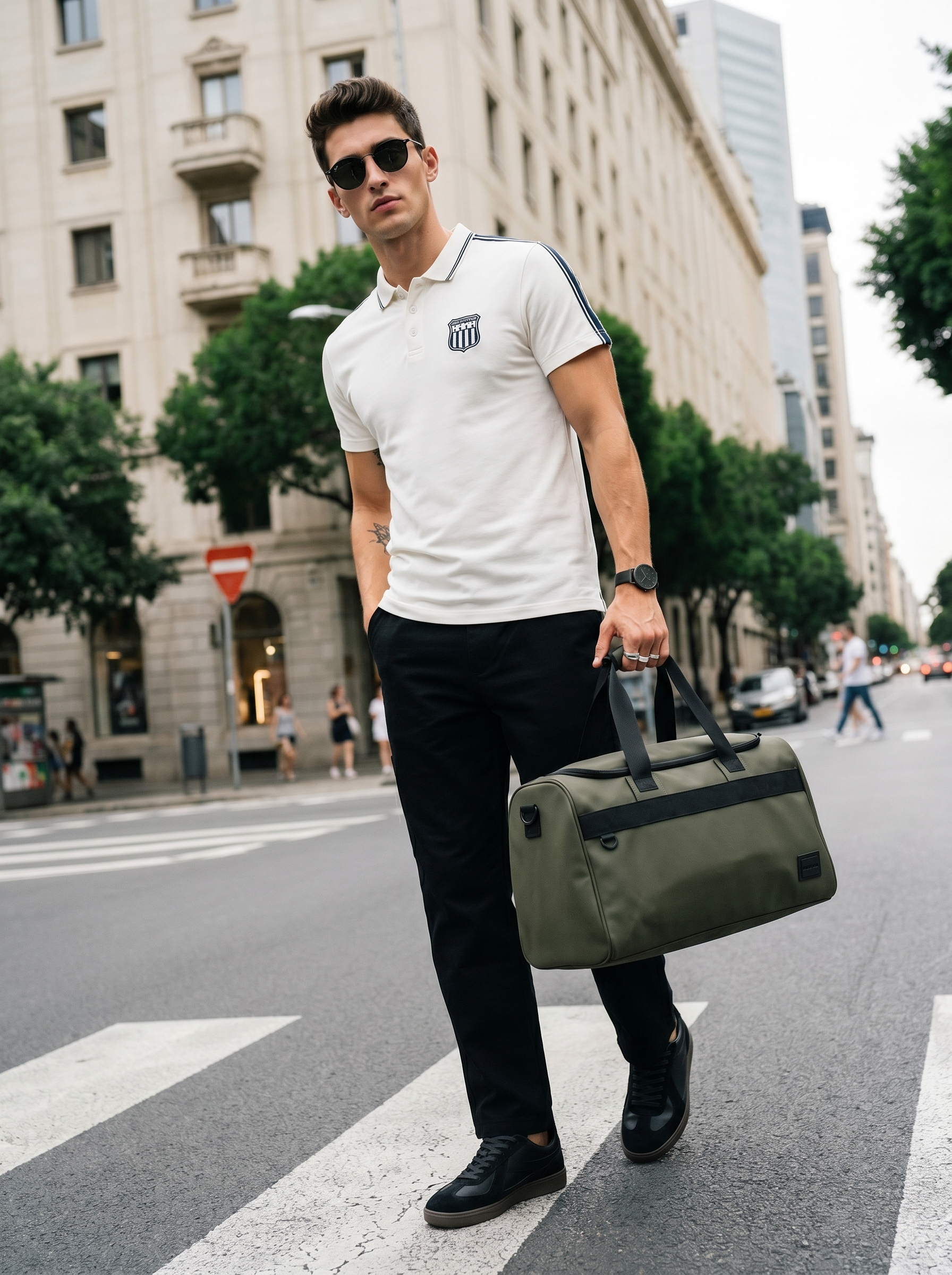 Varsity Crest Polo T-Shirt