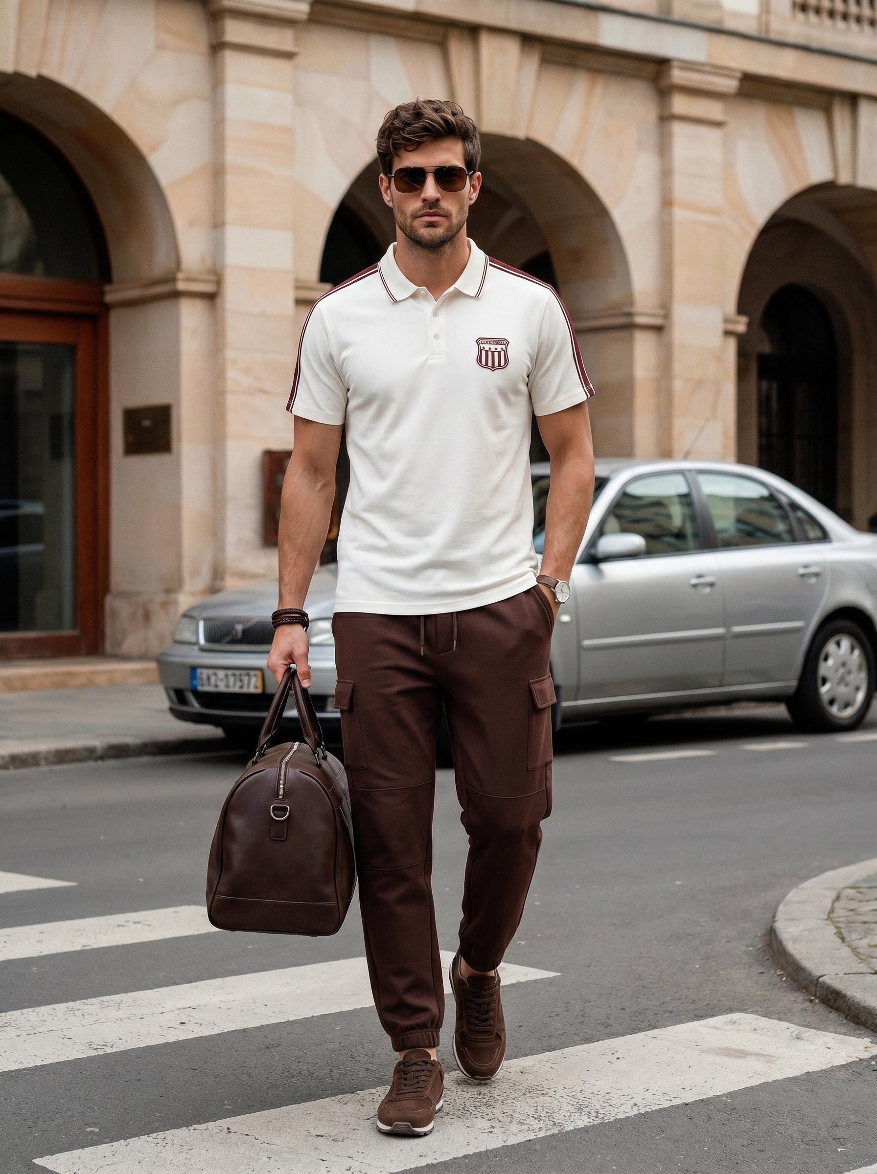 Varsity Crest Polo T-Shirt