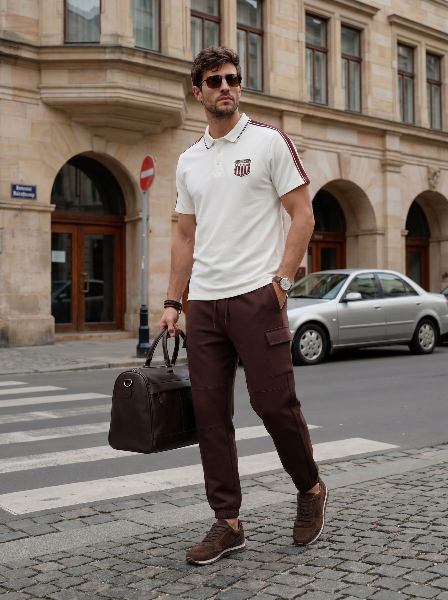 Varsity Crest Polo T-Shirt