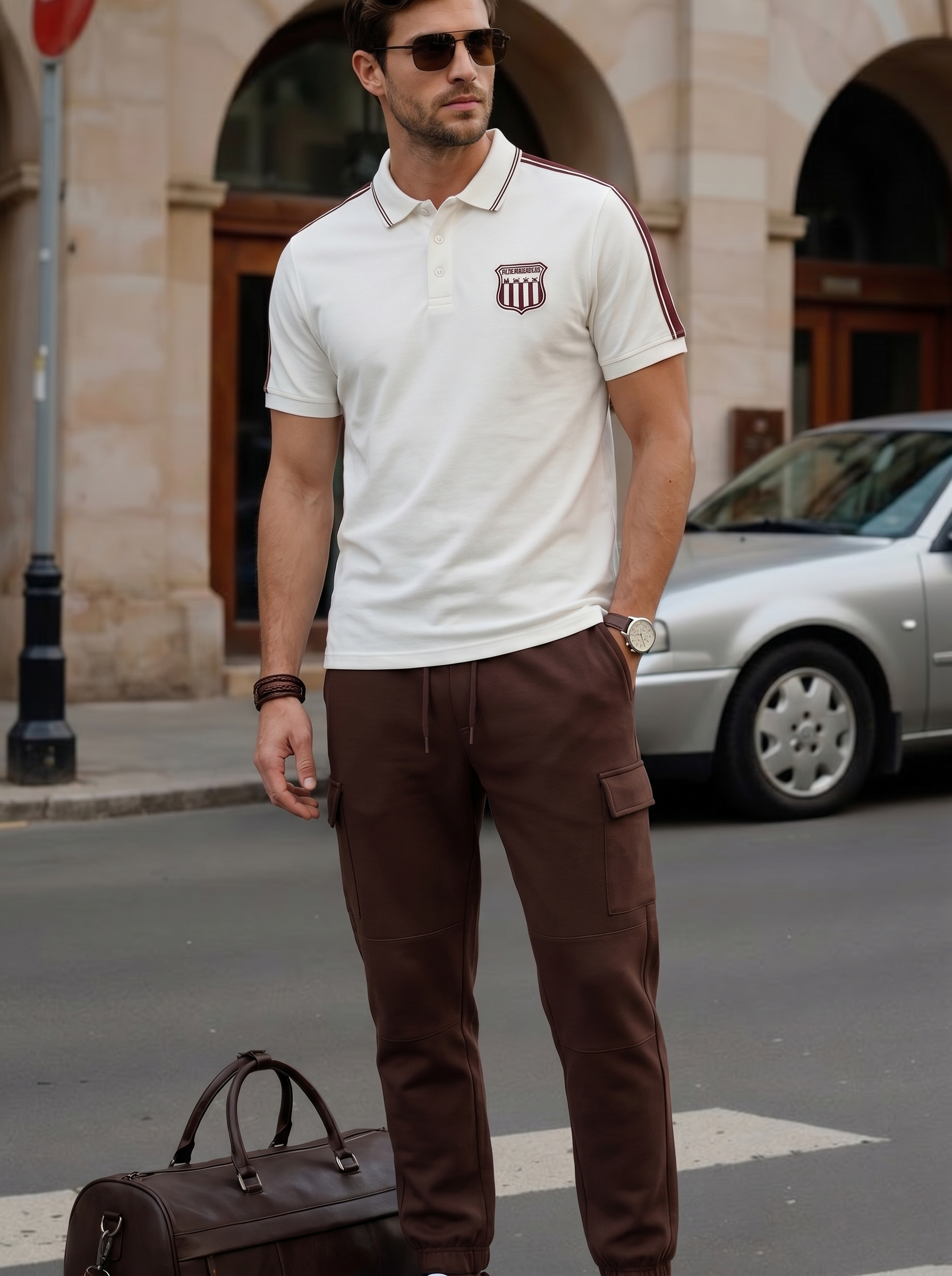 Varsity Crest Polo T-Shirt