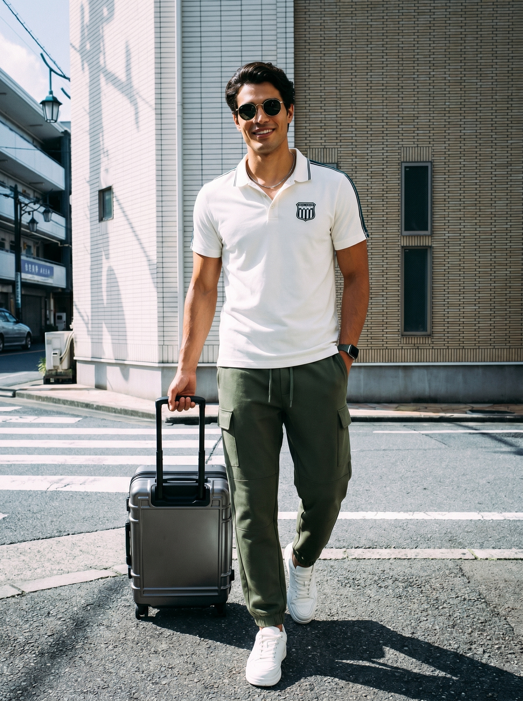 Varsity Crest Polo T-Shirt