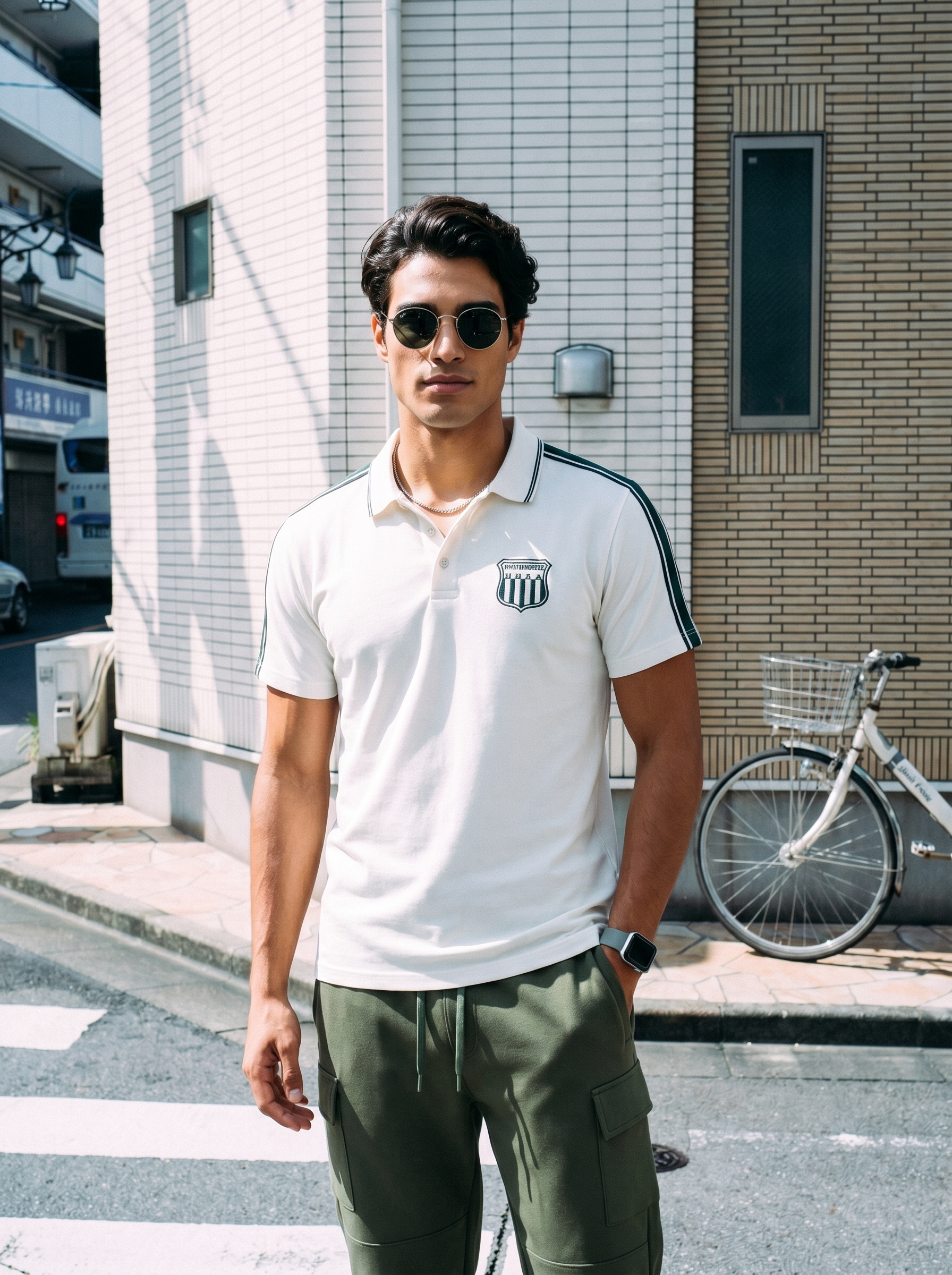 Varsity Crest Polo T-Shirt