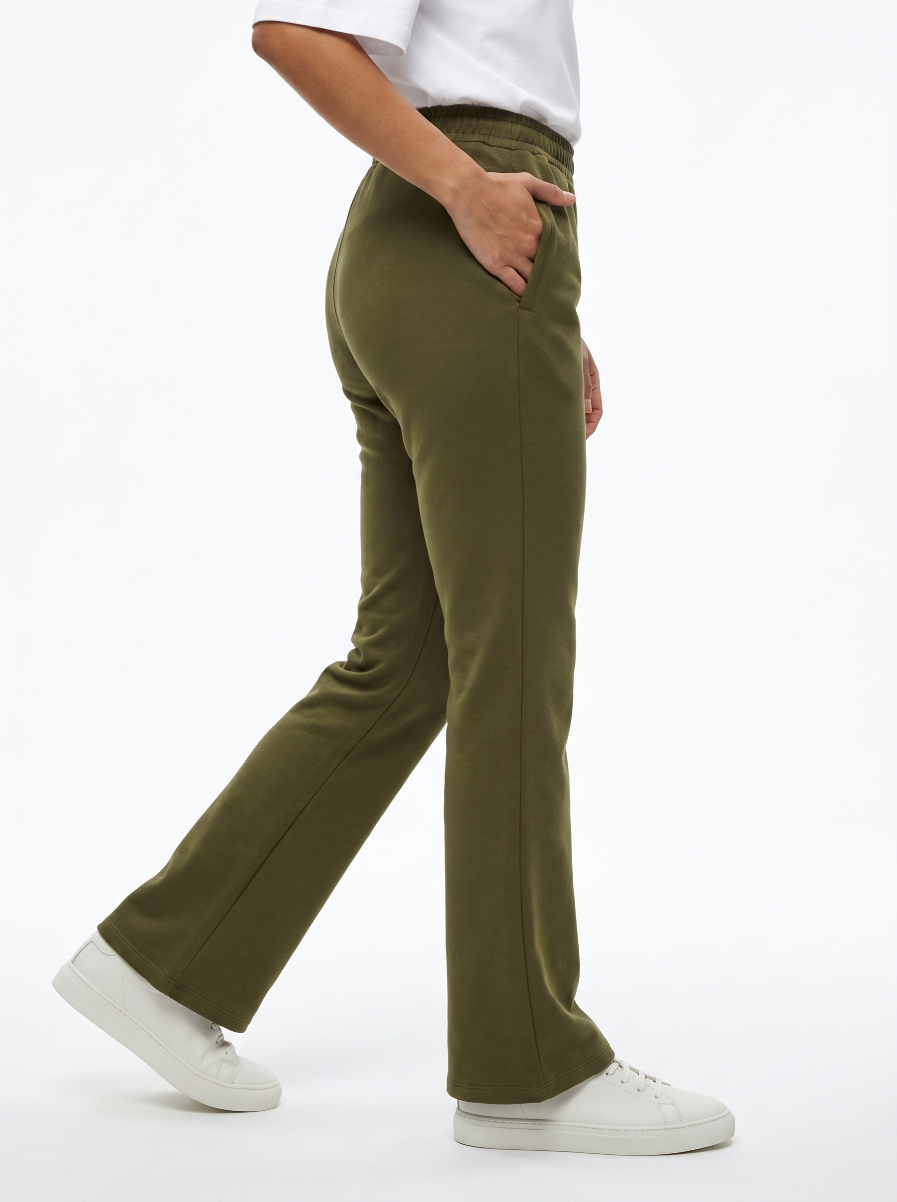 Flared Terry Pants