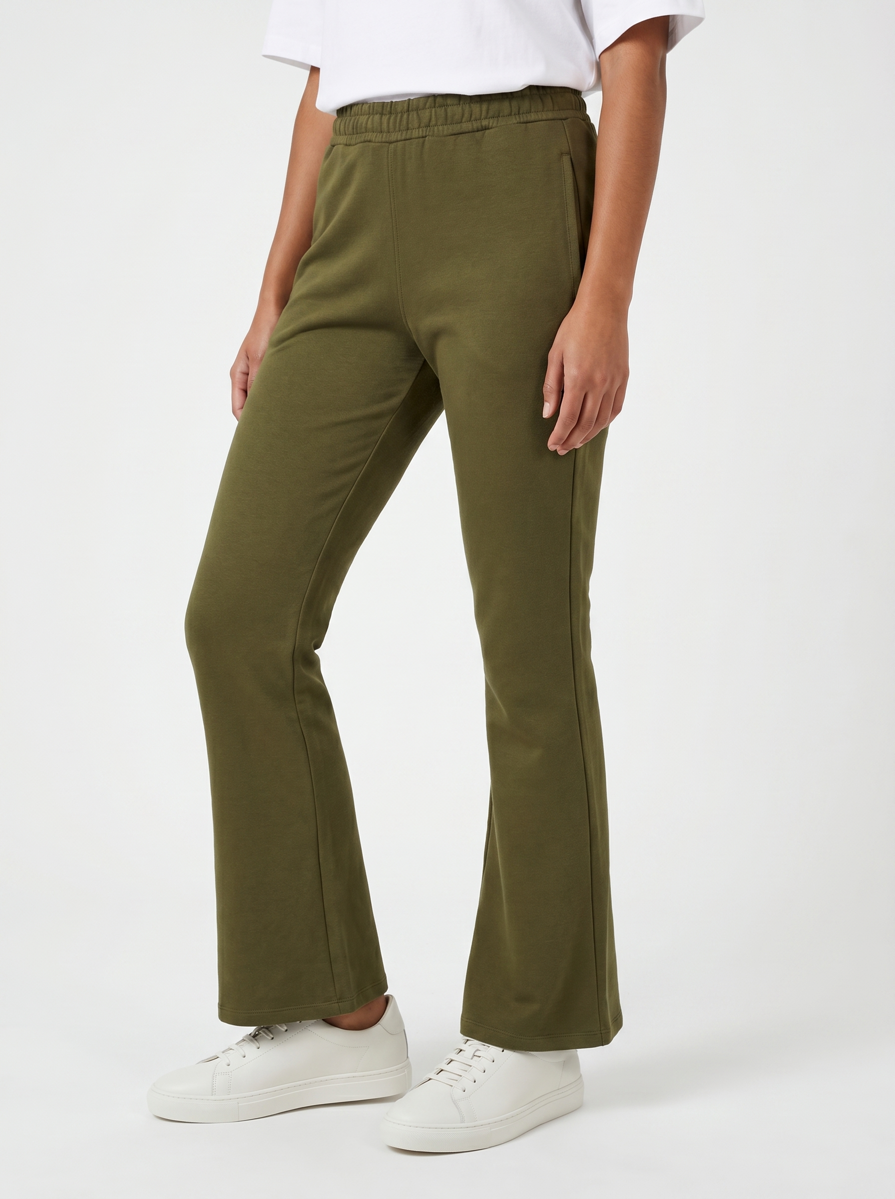 Flared Terry Pants