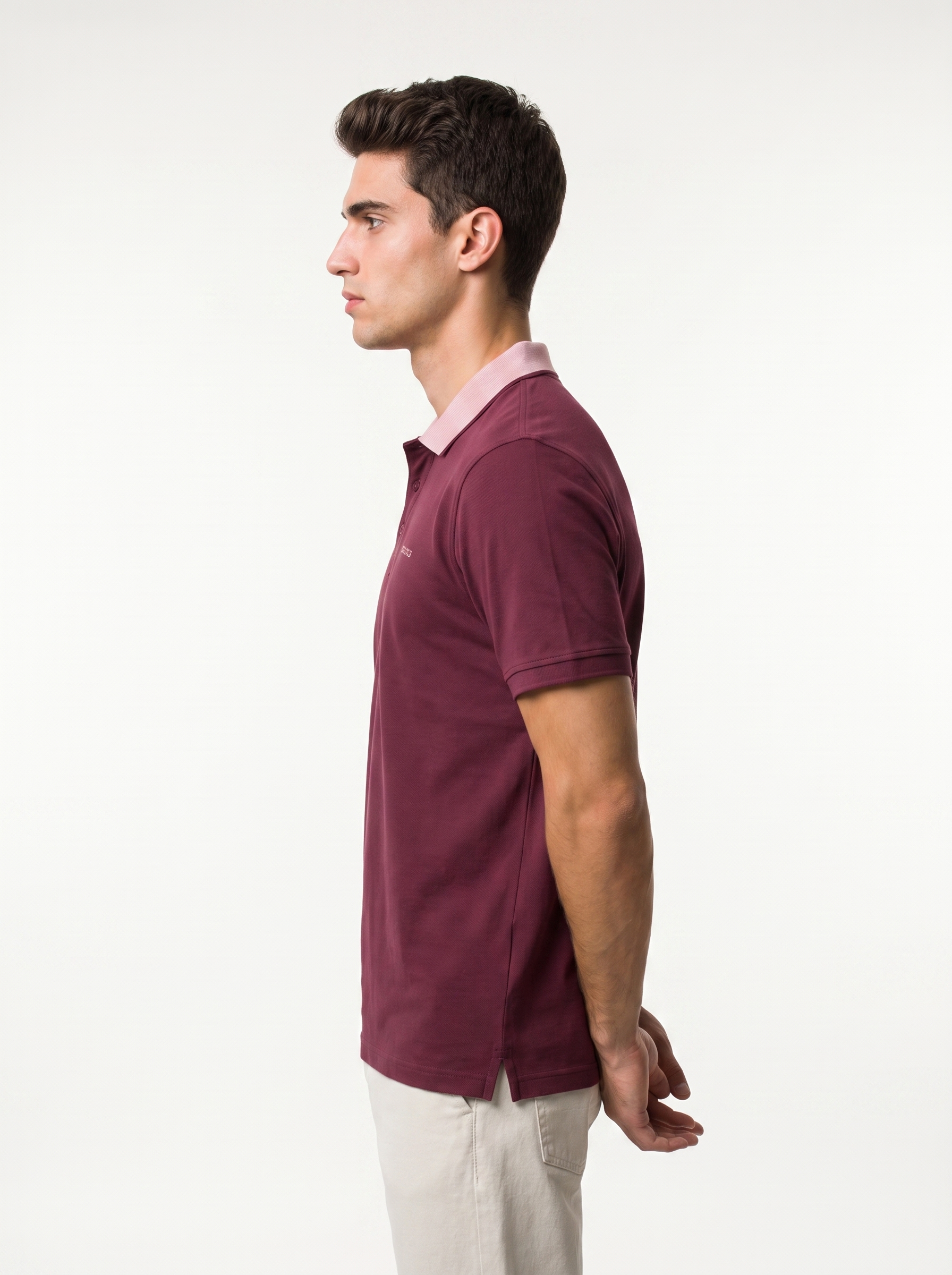 Contrast Edge Polo T-Shirt