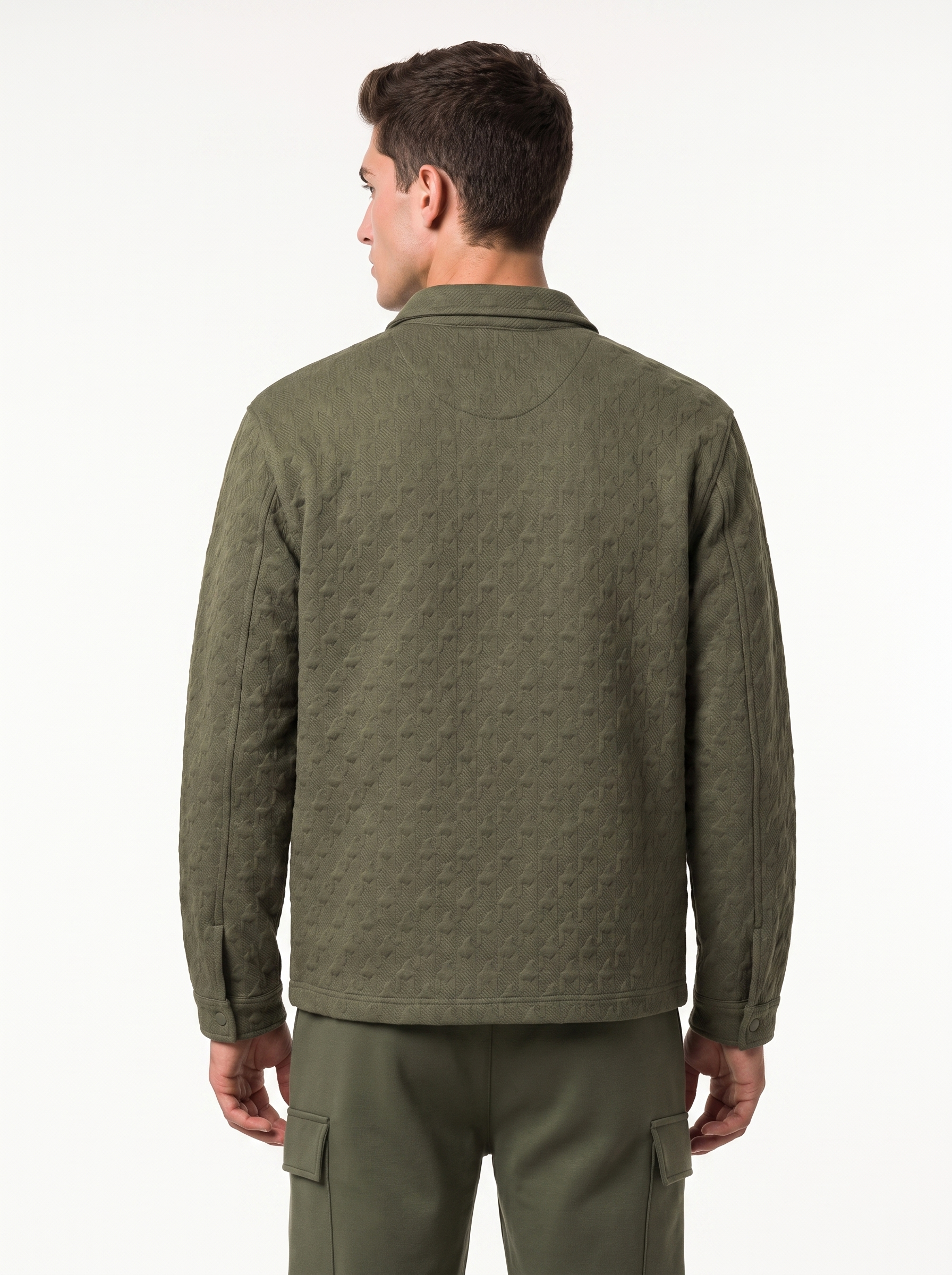 Quilted Houndstooth Shacket