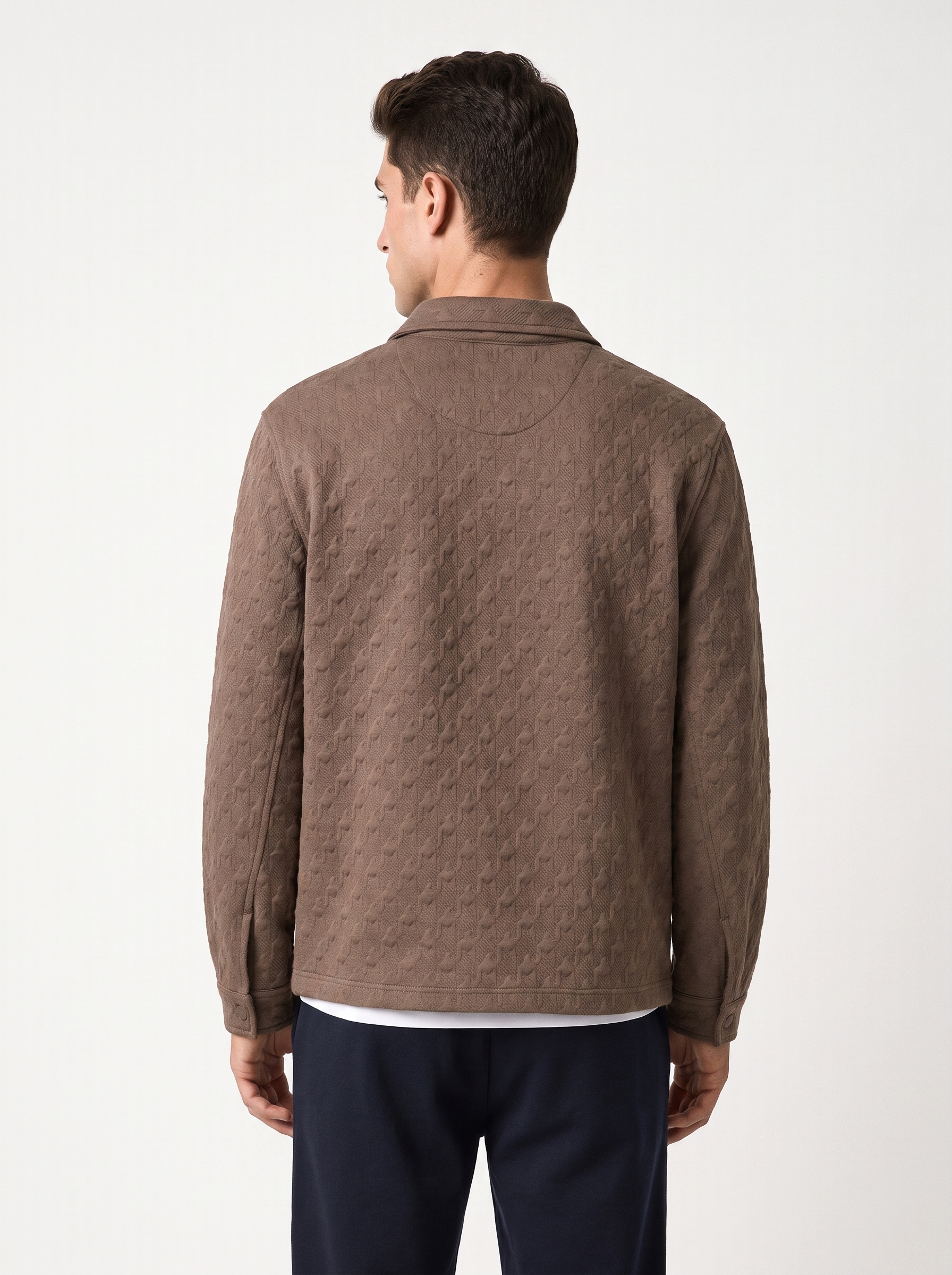 Quilted Houndstooth Shacket