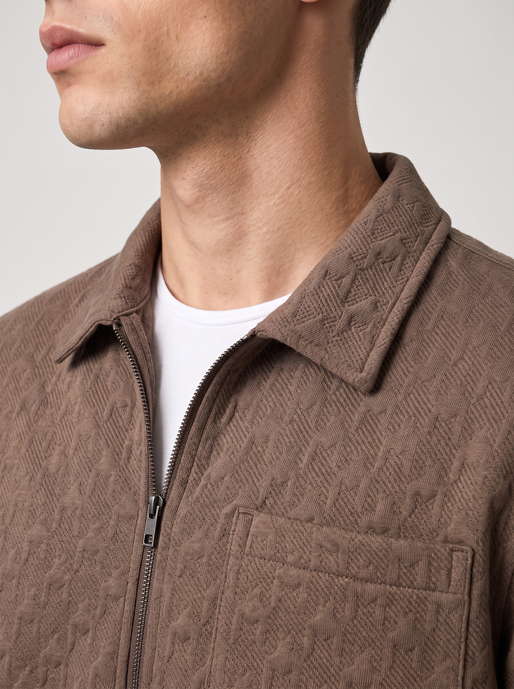 Quilted Houndstooth Shacket