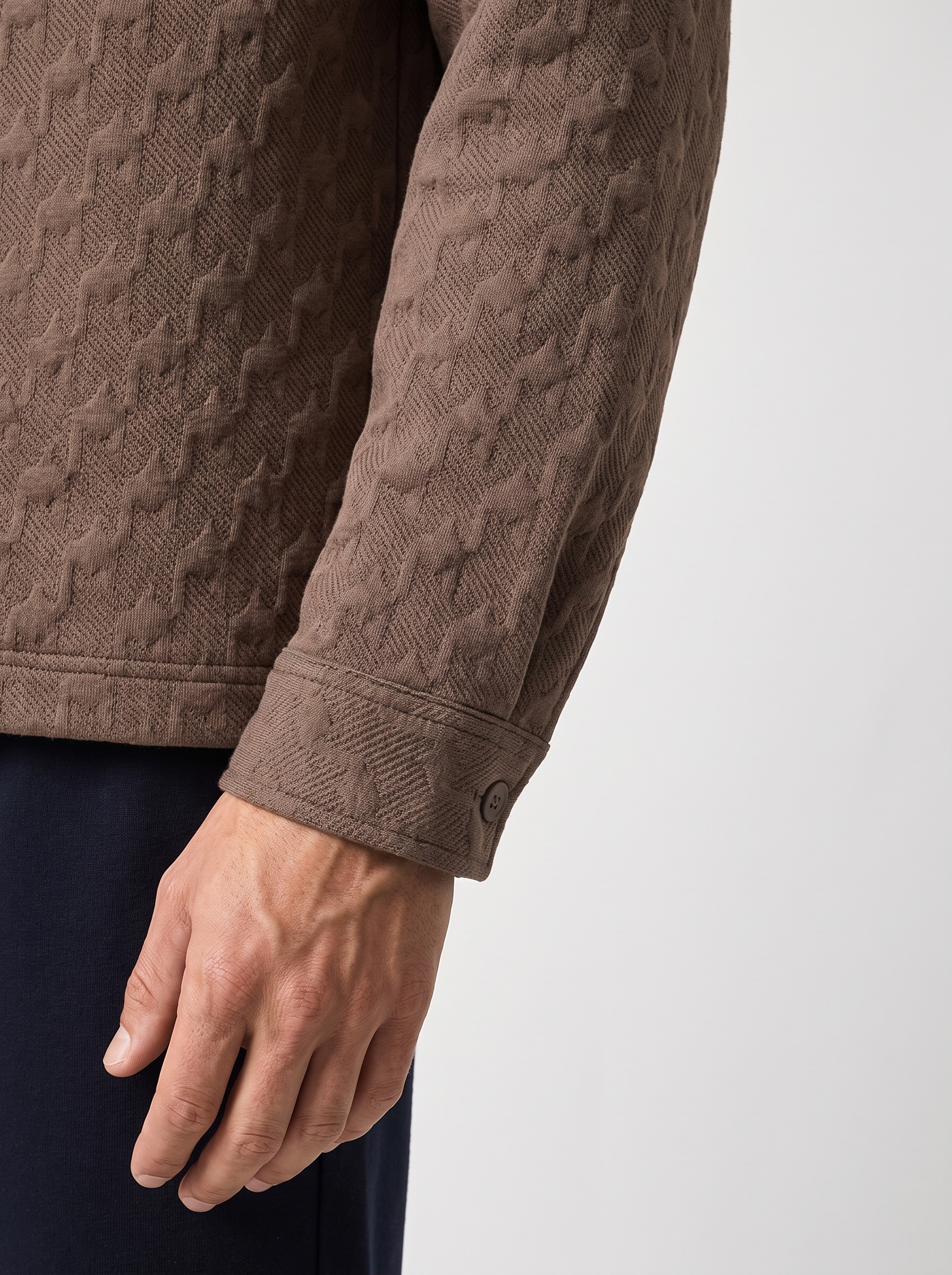 Quilted Houndstooth Shacket