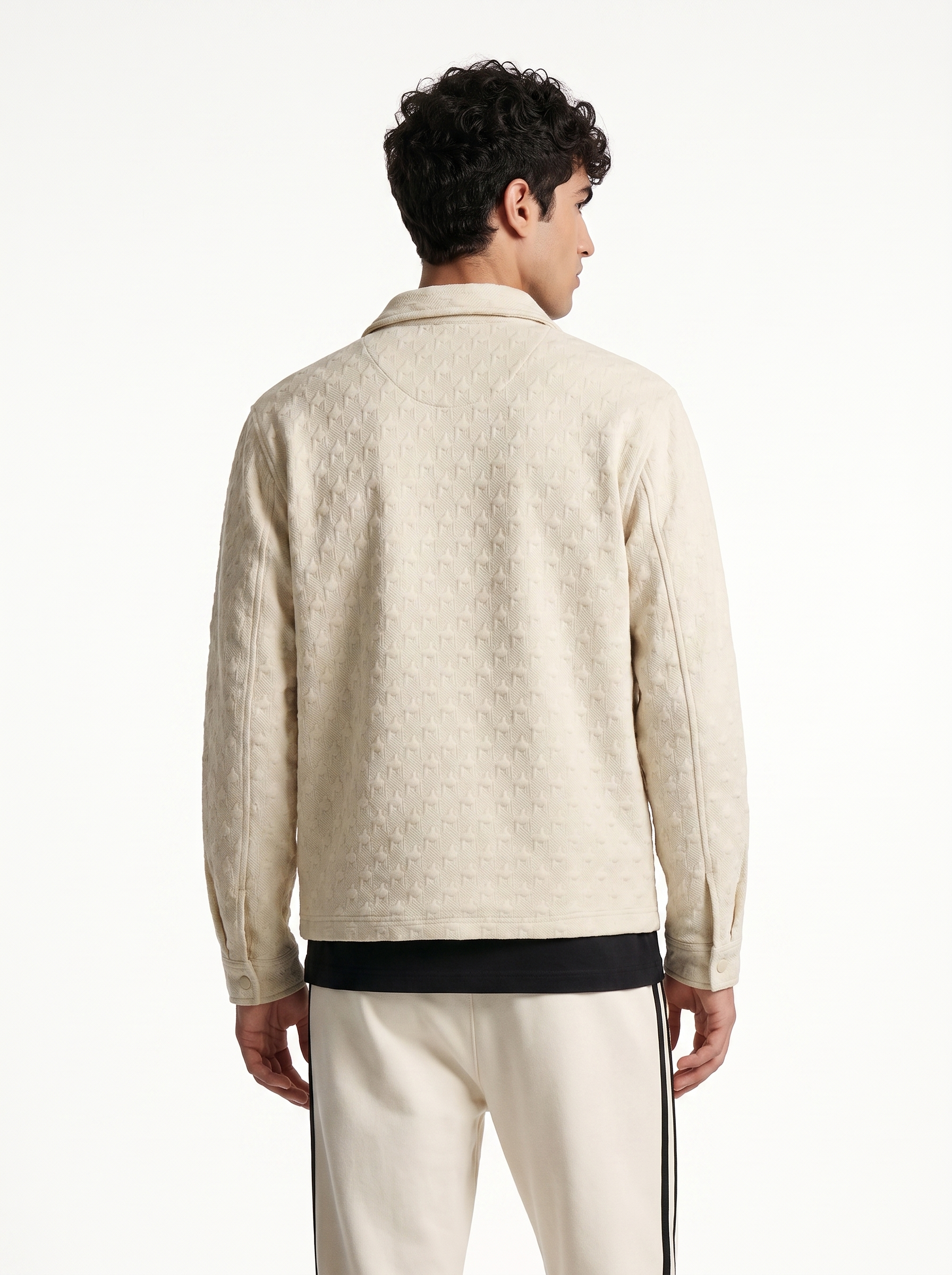Quilted Houndstooth Shacket