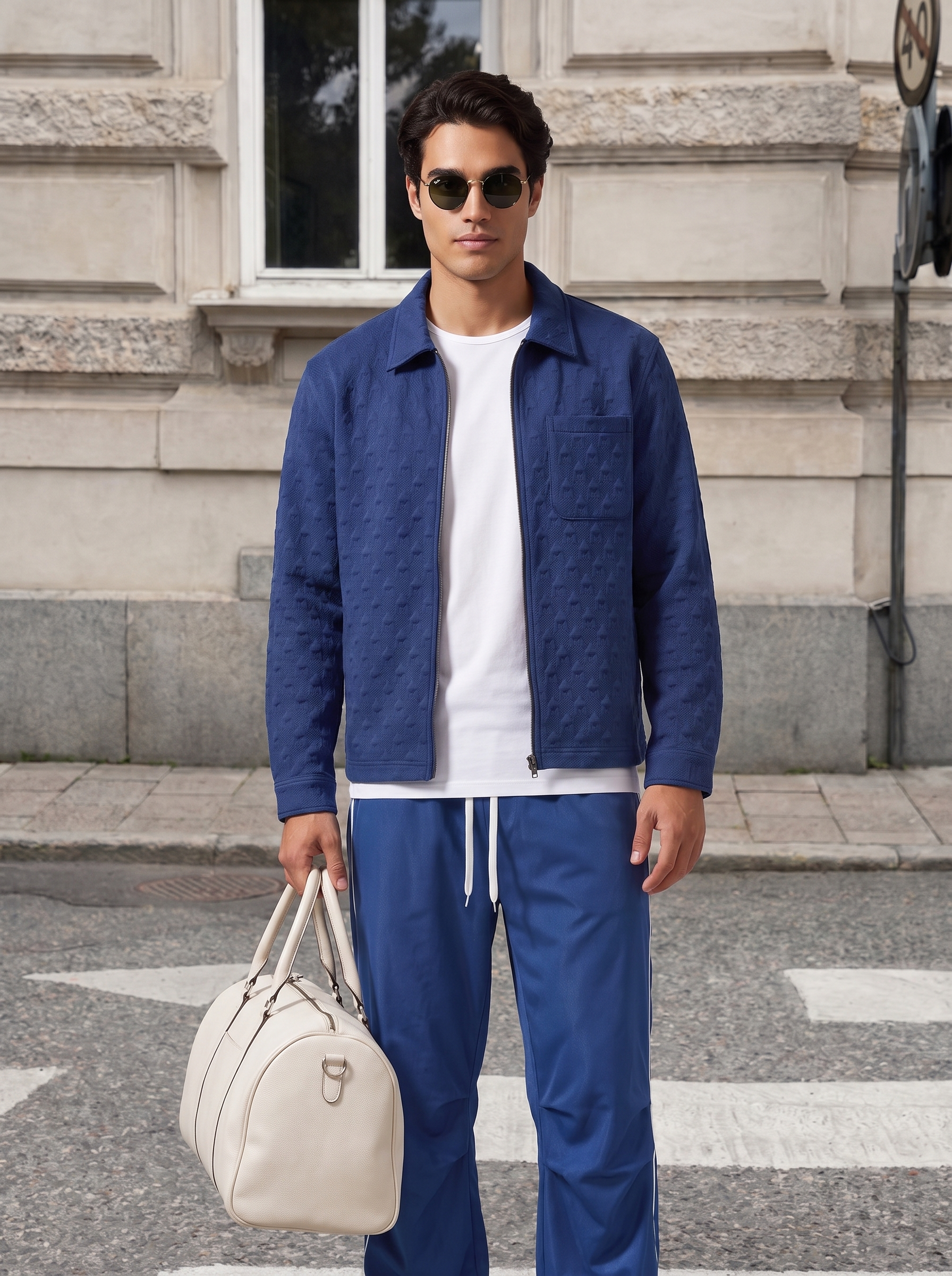 Quilted Houndstooth Shacket