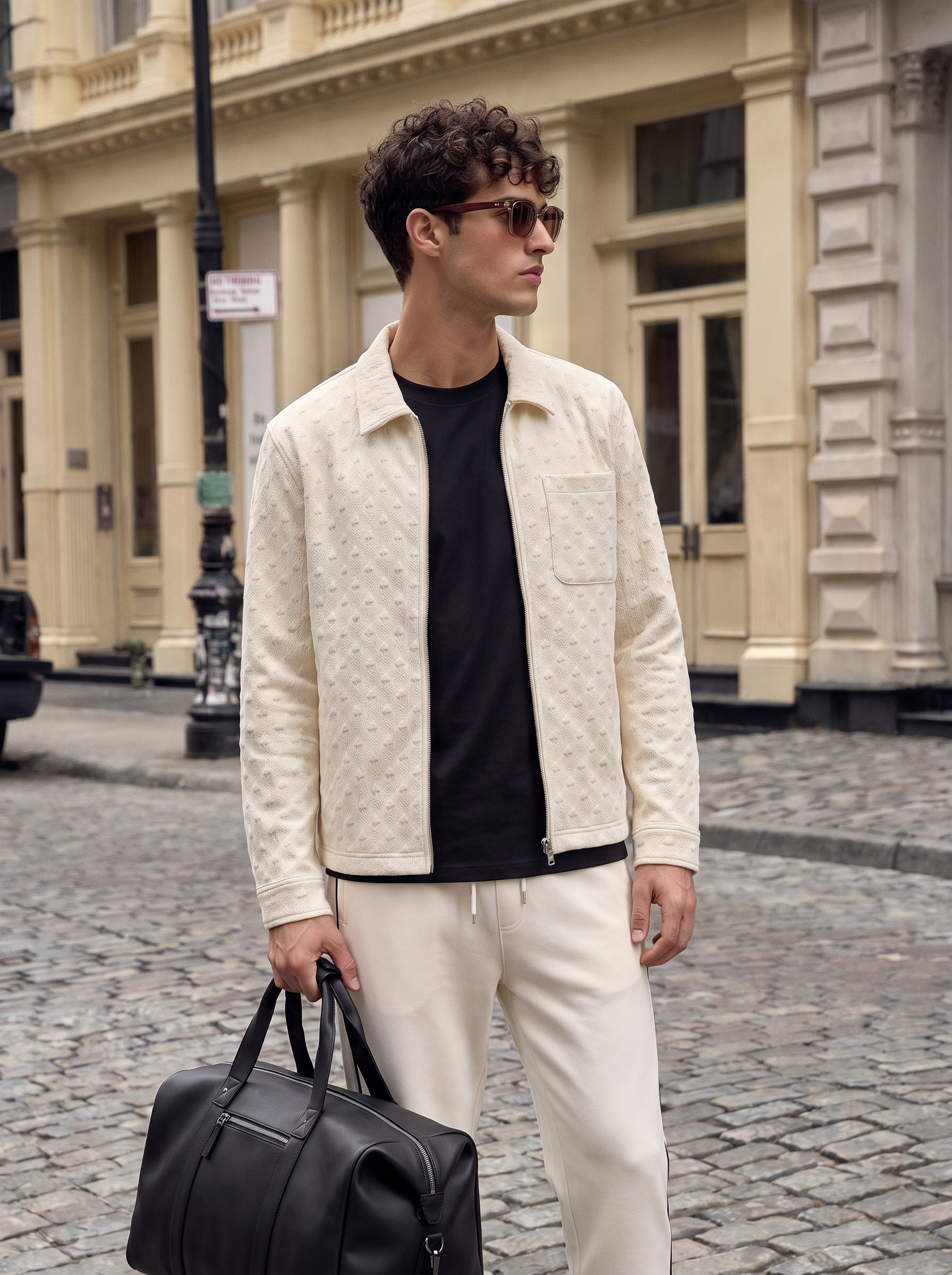 Quilted Houndstooth Shacket