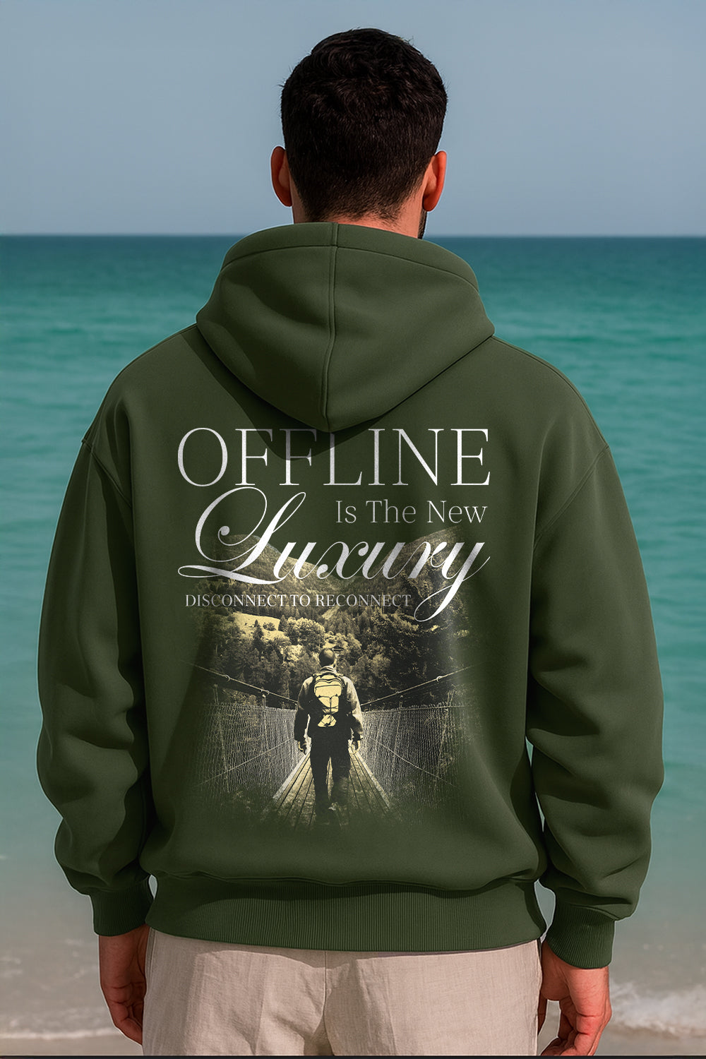 Offline is the new Luxury Oversized Hoodie