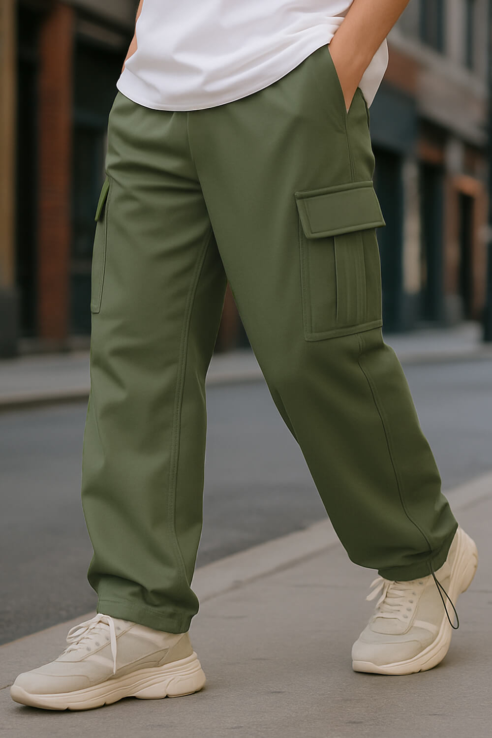 Nobero Oversized Cargo Joggers