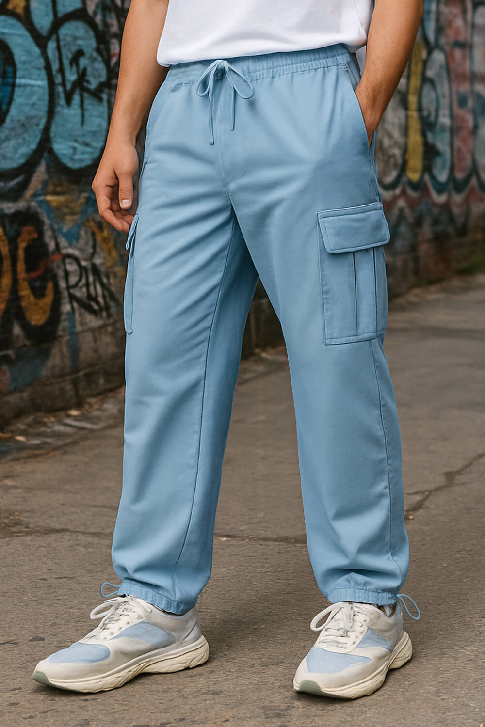 Nobero Oversized Cargo Joggers