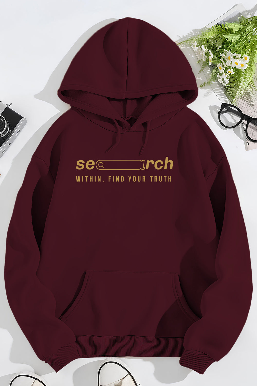 Boyfriend Fit Search Classic Hoodie